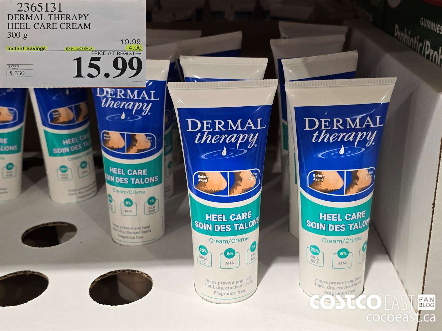 2365131 DERMAL THERAPY HEEL CARE CREAM 300 G ($4.00 INSTANT SAVINGS EXPIRES ON 2025-09-28) $15.99