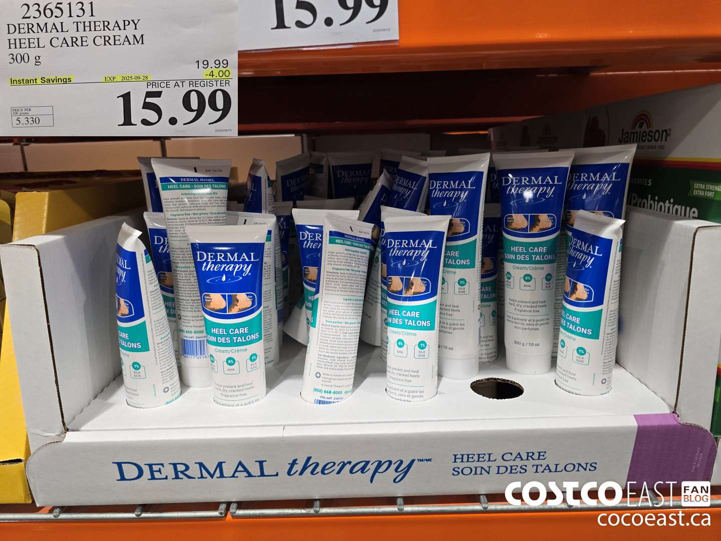 2365131 DERMAL THERAPY HEEL CARE CREAM 300 G ($4.00 INSTANT SAVINGS EXPIRES ON 2025-09-28) $15.99