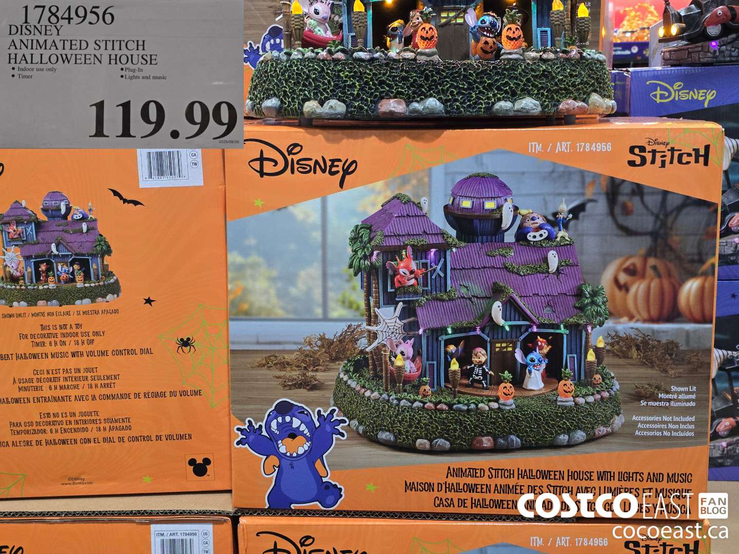 1784956 DISNEY ANIMATED STITCH HALLOWEEN HOUSE $119.99