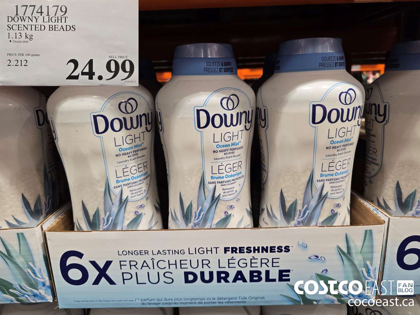 1774179 DOWNY LIGHT SCENTED BEADS 1.13 G $24.99