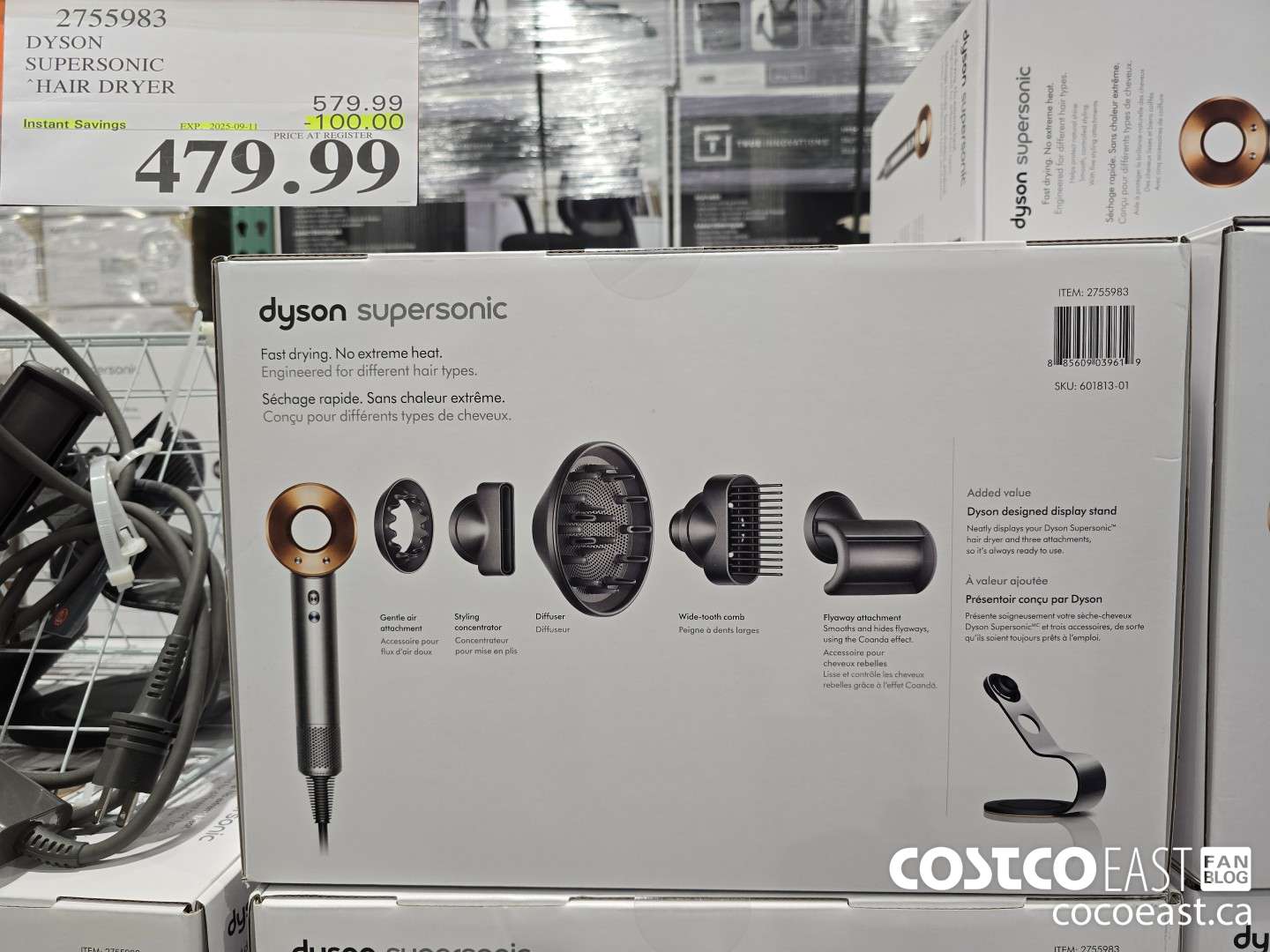 2755983 DYSON SUPERSONIC HAIR DRYER ($100.00 INSTANT SAVINGS EXPIRES ON 2025-09-11) $479.99