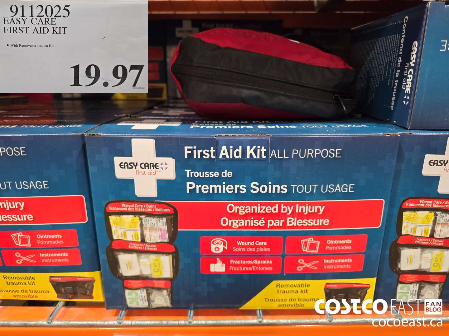 9112025 EASY CARE FIRST AID KIT $19.97