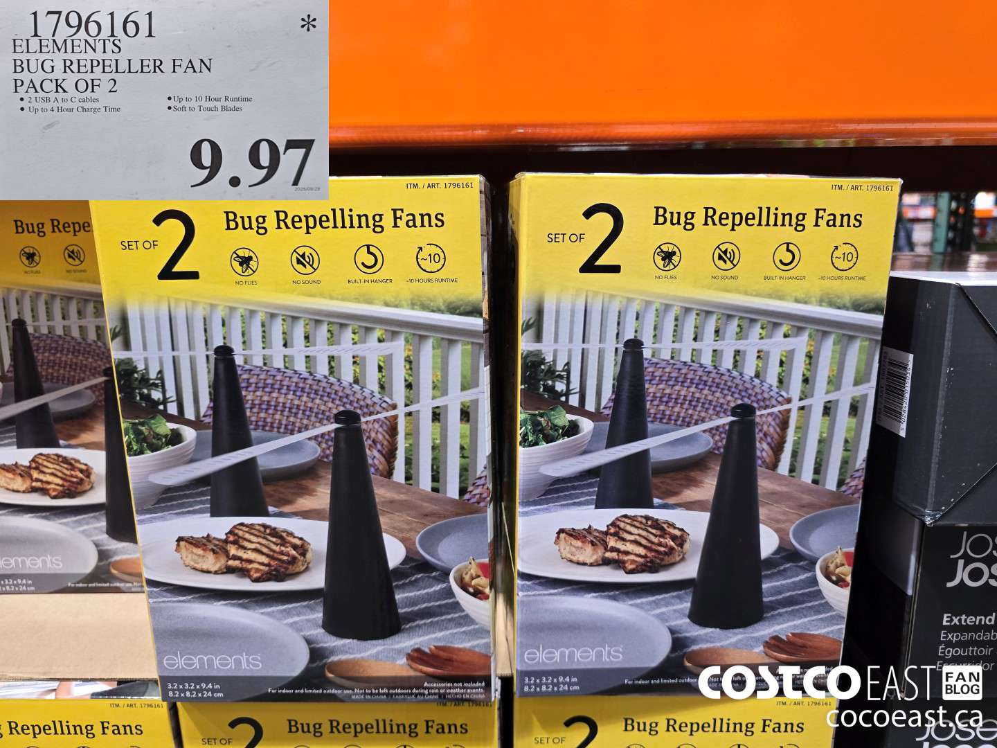 1796161 ELEMENTS BUG REPELLER FAN PACK OF 2 $9.97