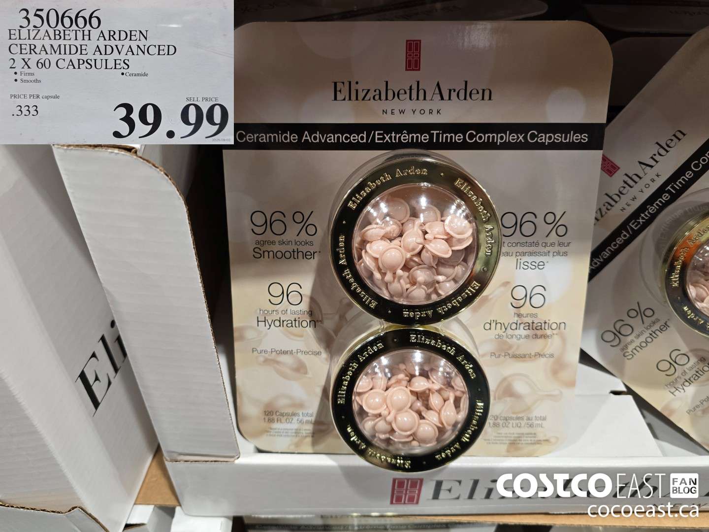 350666 ELIZABETH ARDEN CERAMIDE ADVANCED 2 x 60 CAPSULES $39.99