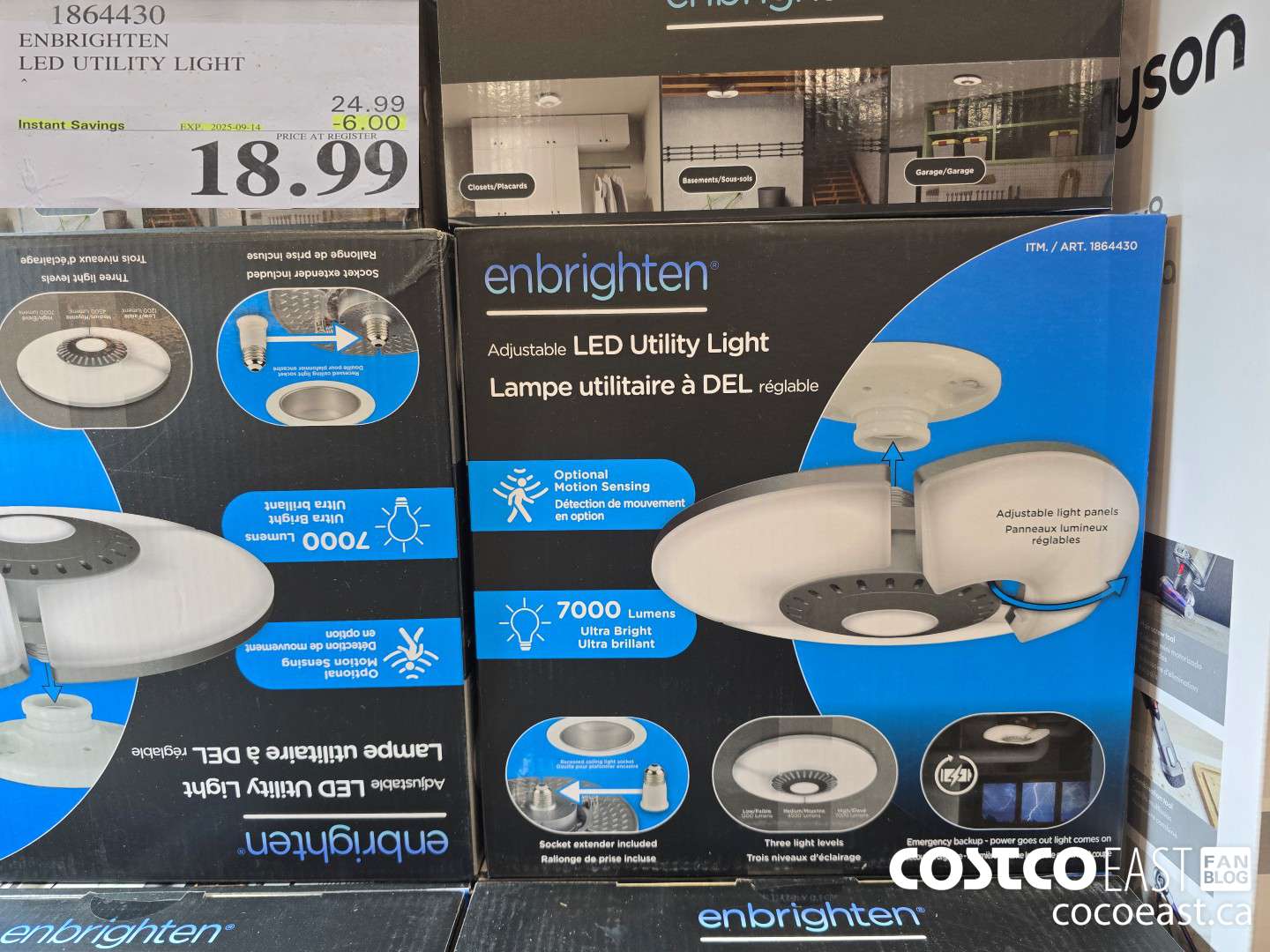 1864430 ENBRIGHTEN LED UTILITY LIGHT ($6.00 INSTANT SAVINGS EXPIRES ON 2025-09-14) $18.99