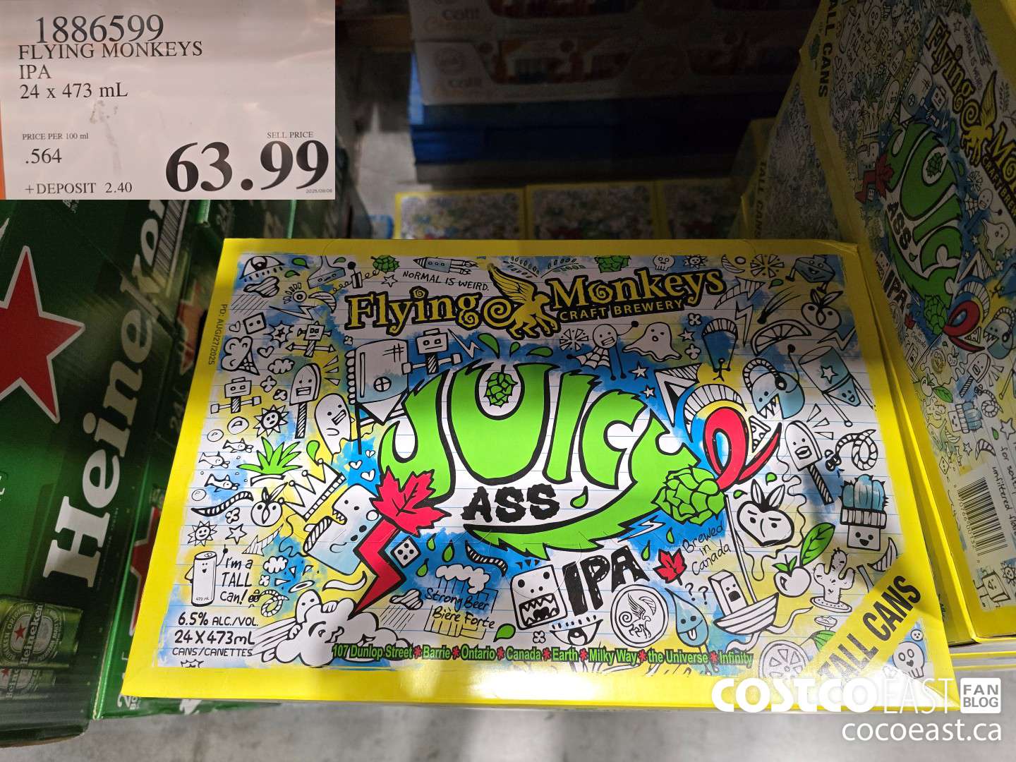 1886599 FLYING MONKEYS IPA 24 x 473 mL $63.99