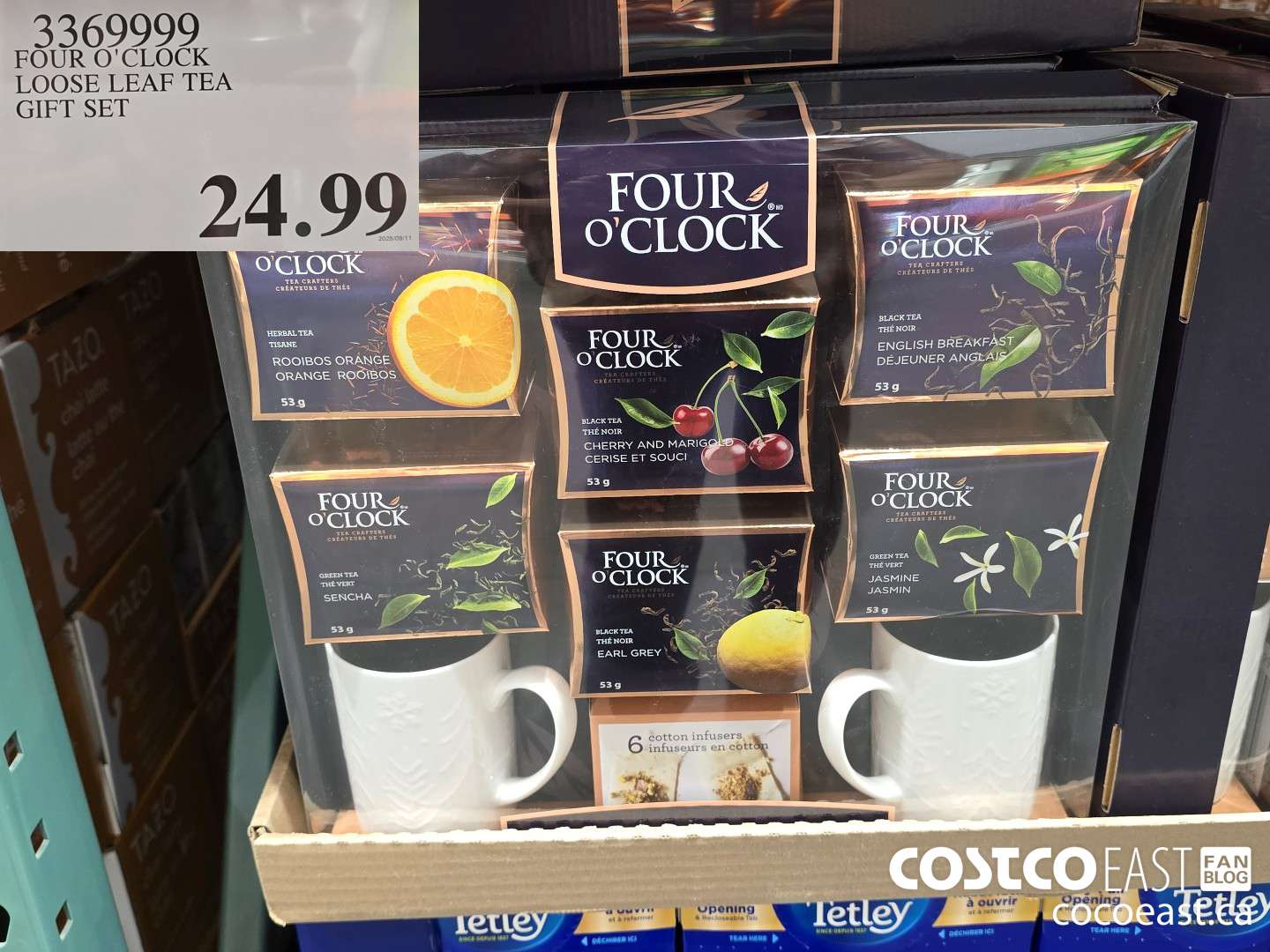 3369999 FOUR O'CLOCK LOOSE LEAF TEA GIFT SET $24.99