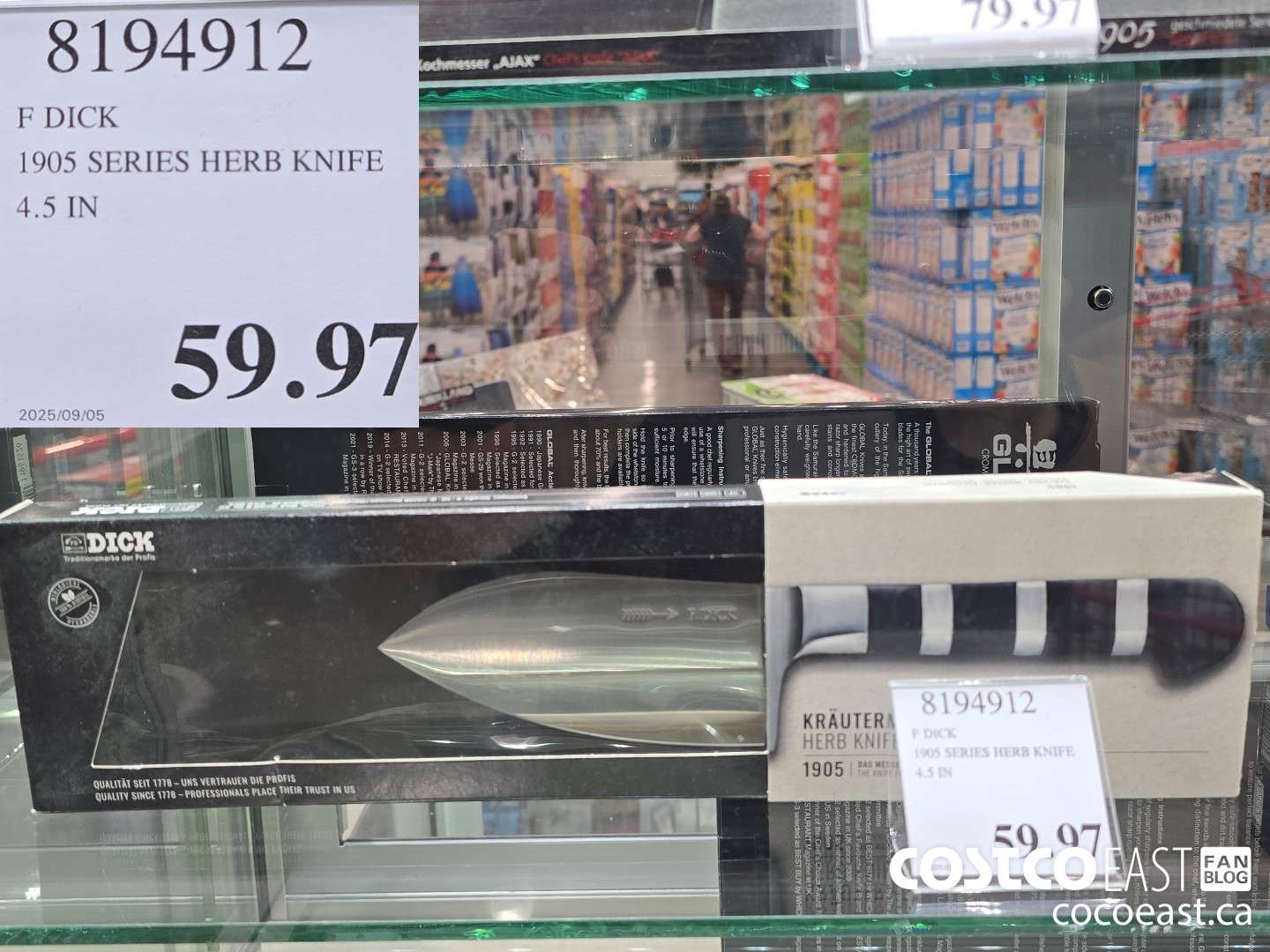 8194912 F DICK 1905 SERIES HERB KNIFE 4.5 IN $59.97