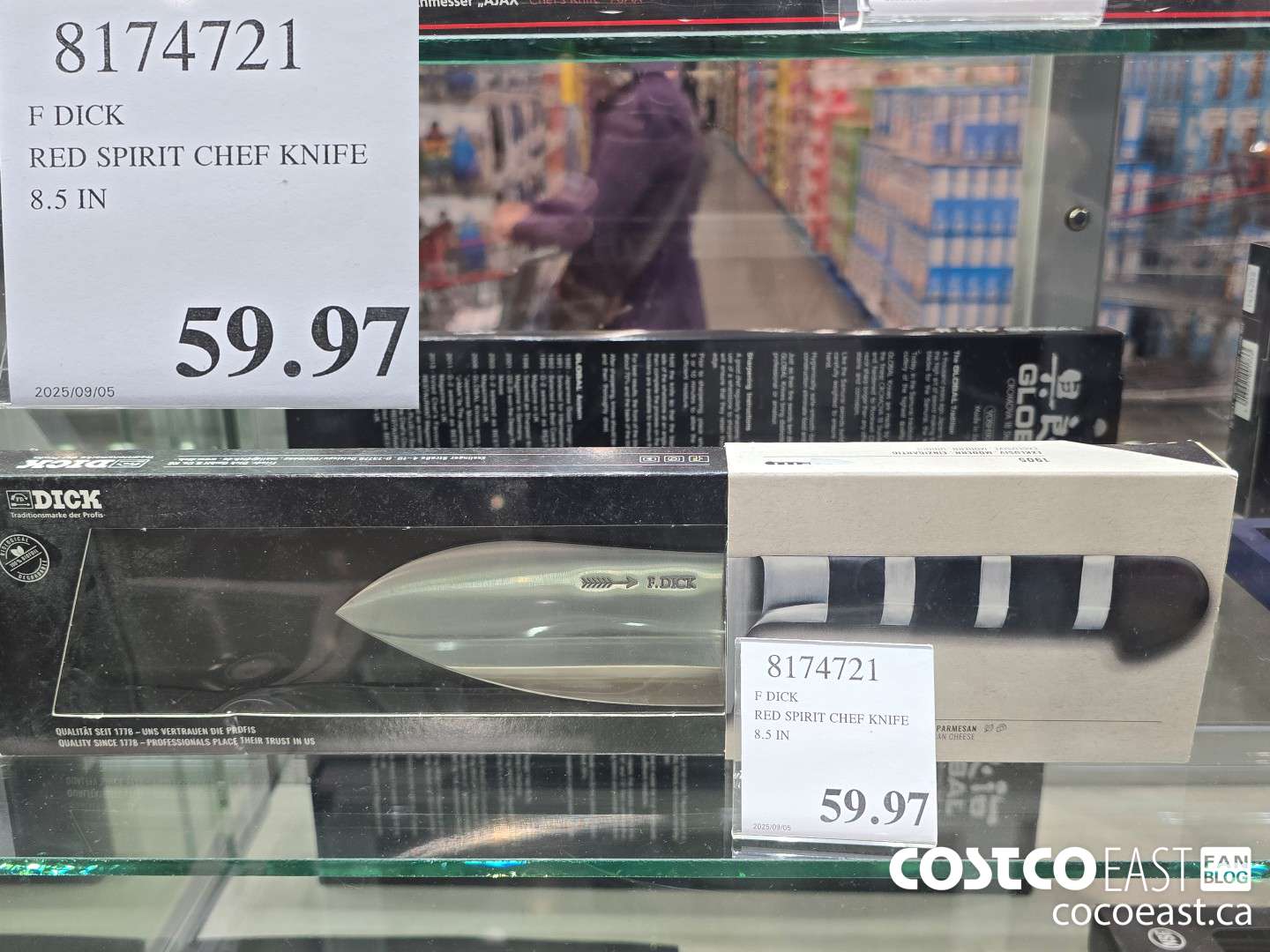 8174721 F DICK RED SPIRIT CHEF KNIFE 8.5 IN $59.97