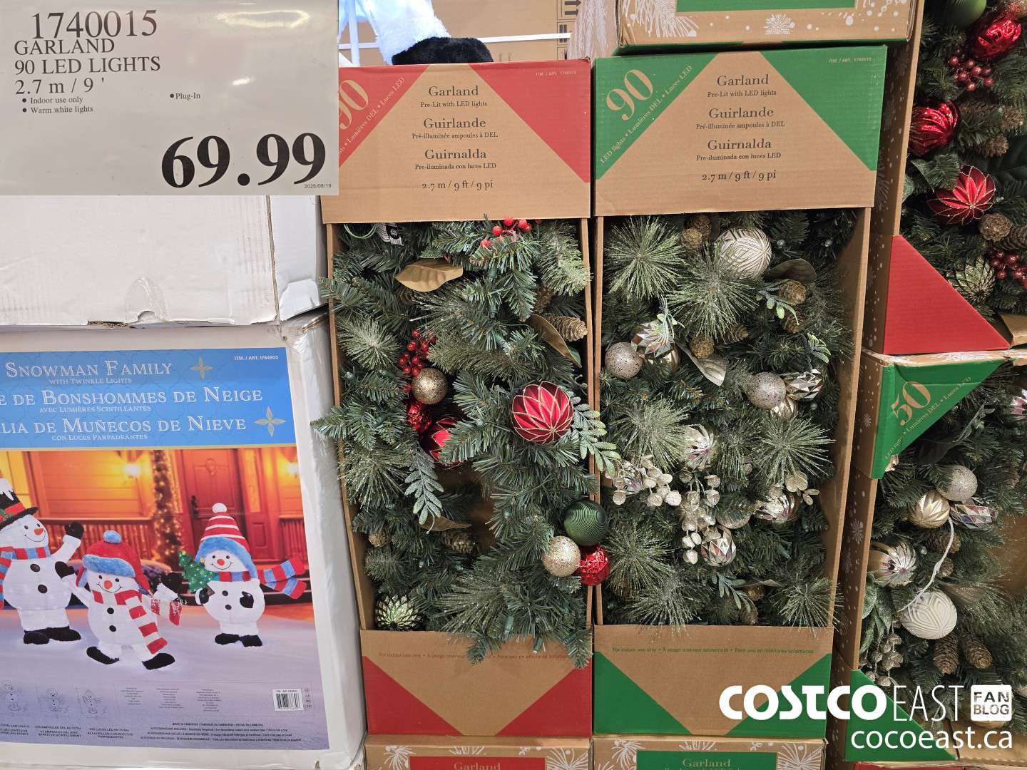 1740015 GARLAND 90 LED LIGHTS 2.7M / 9FT $69.99