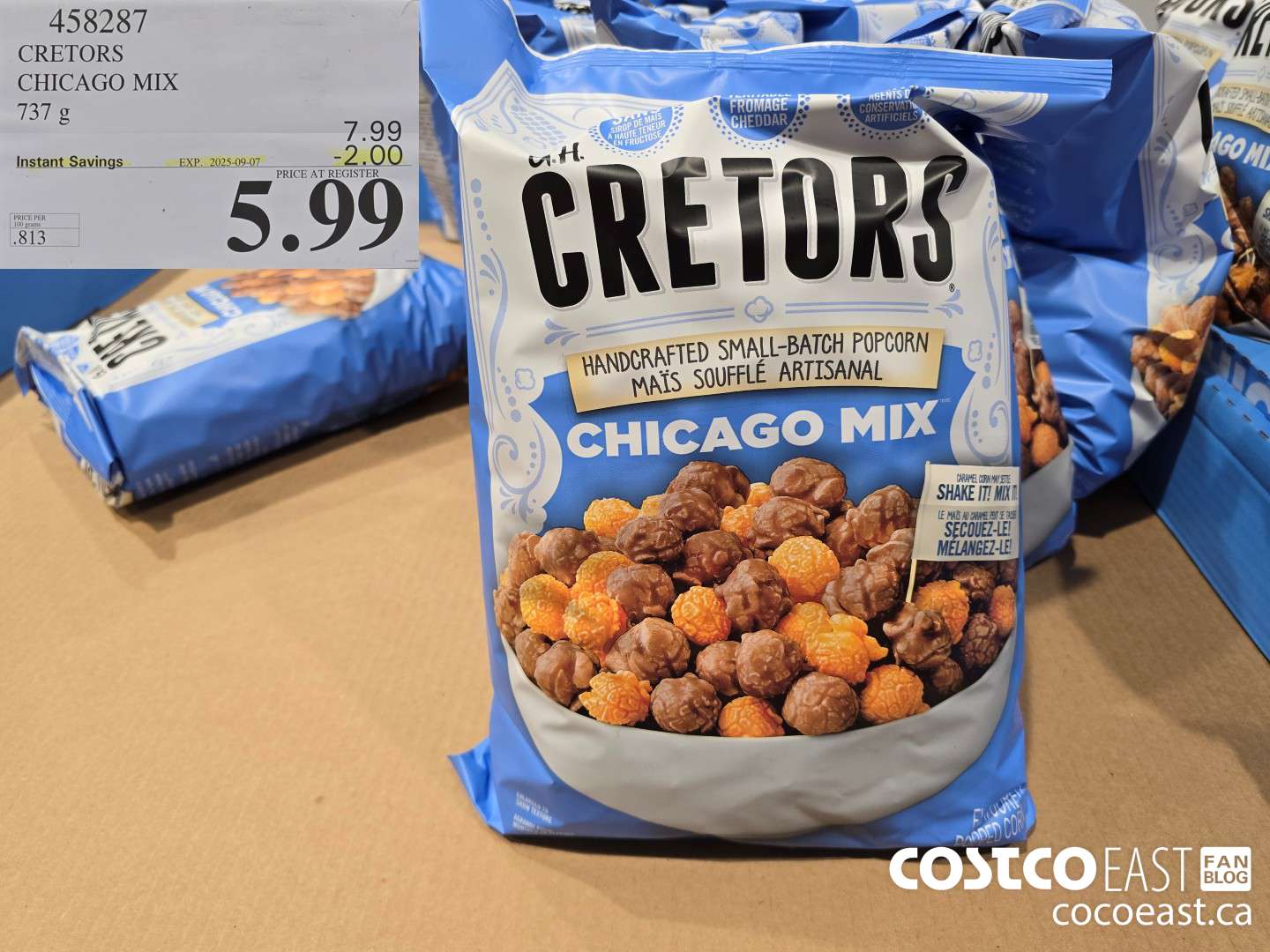 458287 GH CRETOR'S CHICAGO MIX 737 g ($2.00 INSTANT SAVINGS EXPIRES ON 2025-09-07) $5.99