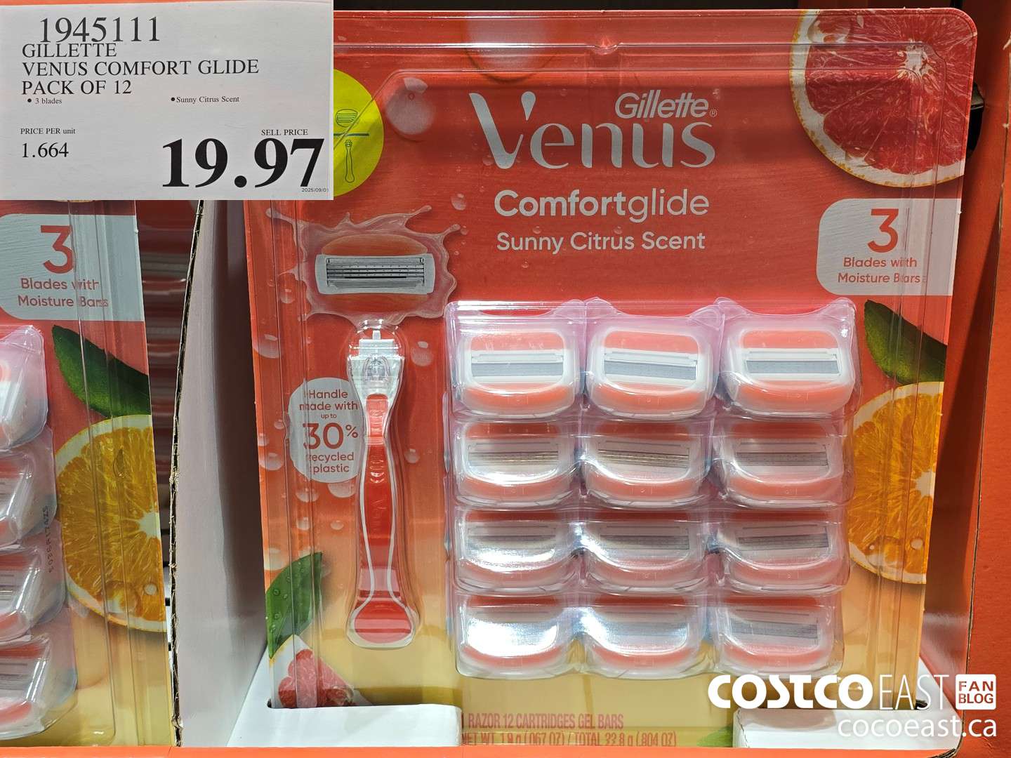 1945111 GILLETTE VENUS COMFORT GLIDE PACK OF 12 $19.97
