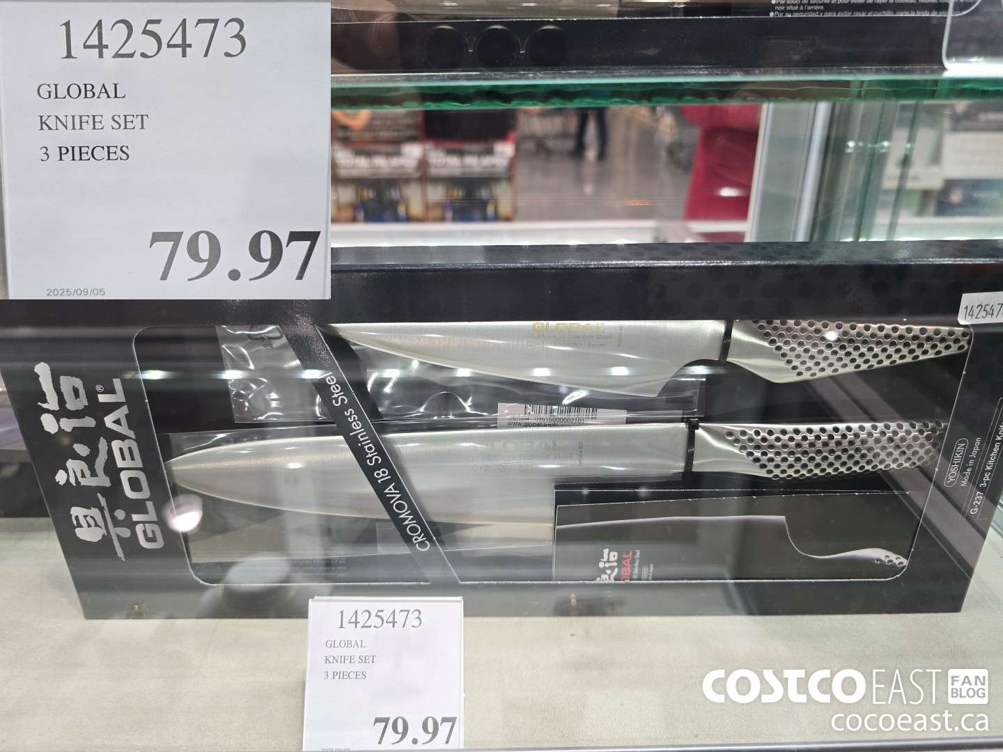 1425473 GLOBAL KNIFE SET 3 PIECES $79.97