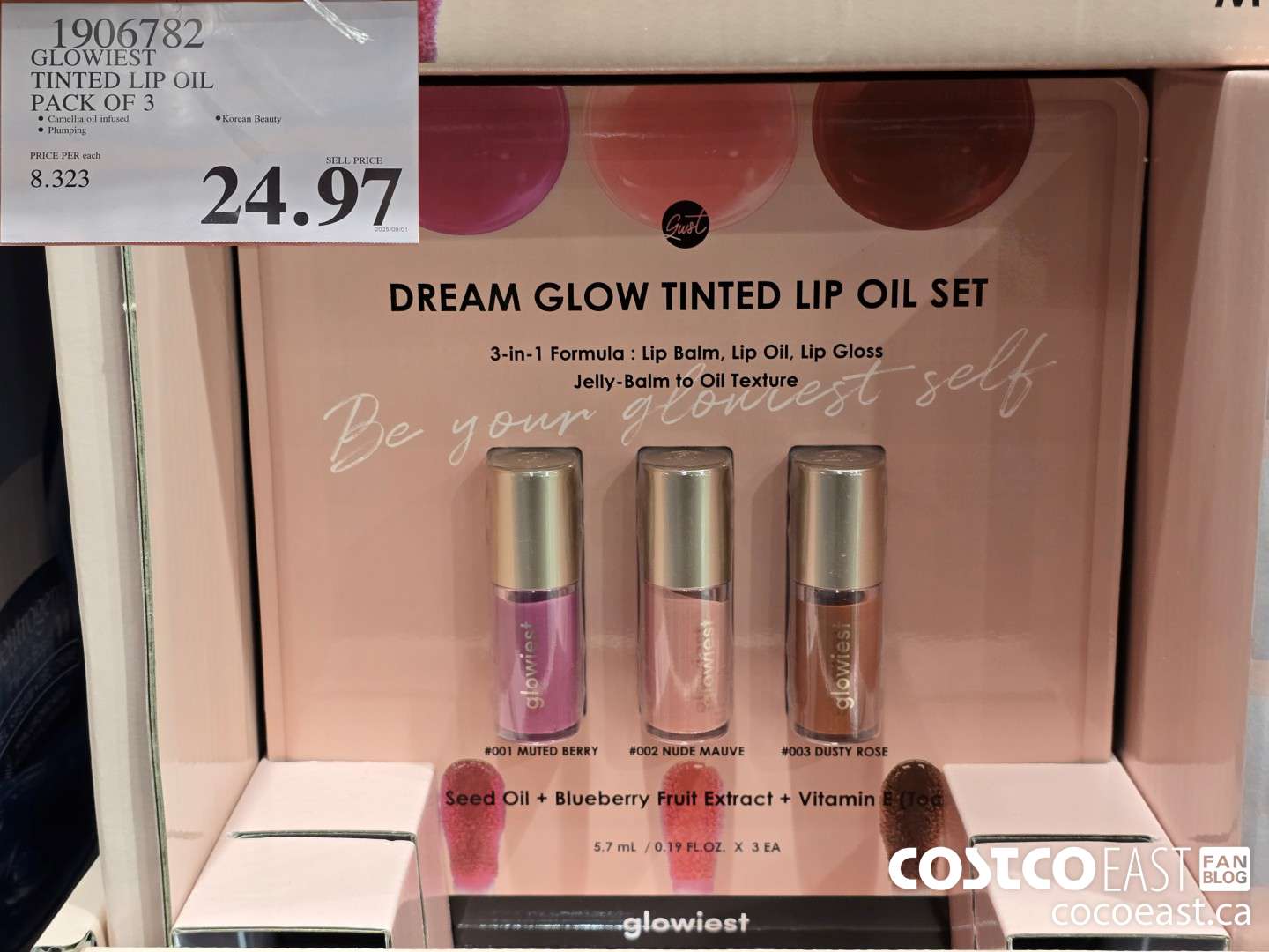 1906782 GLOWIEST TINTED LIP OIL PACK OF 3 $24.97