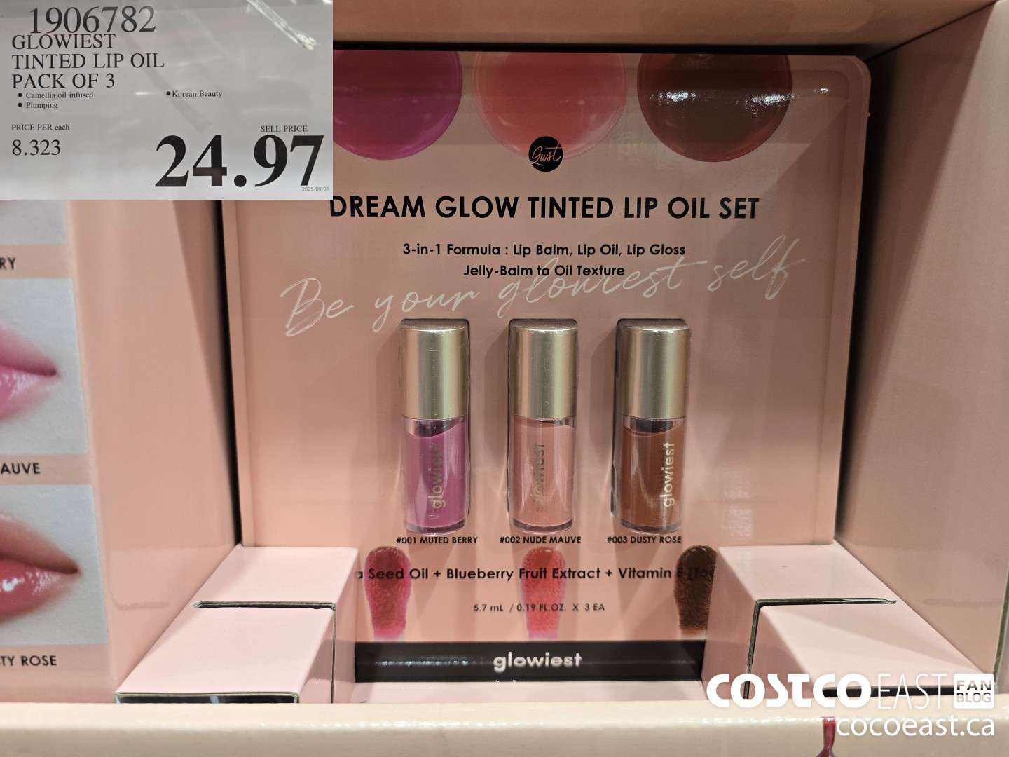 1906782 GLOWIEST TINTED LIP OIL PACK OF 3 $24.97