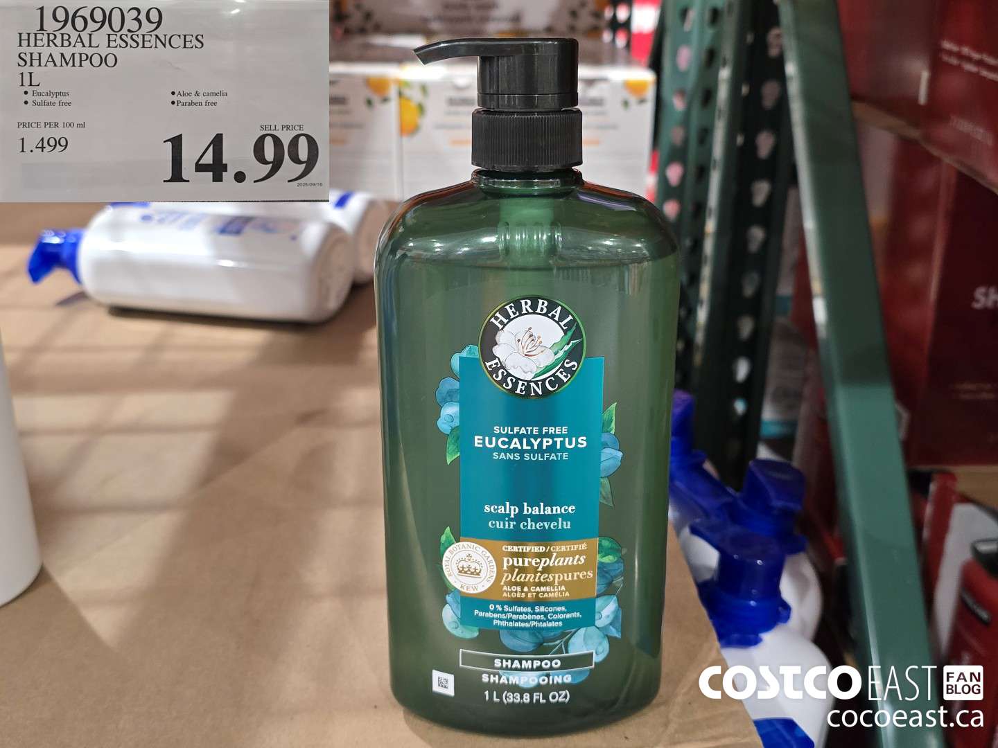 1969039 HERBAL ESSENCES SHAMPOO 1 L $14.99