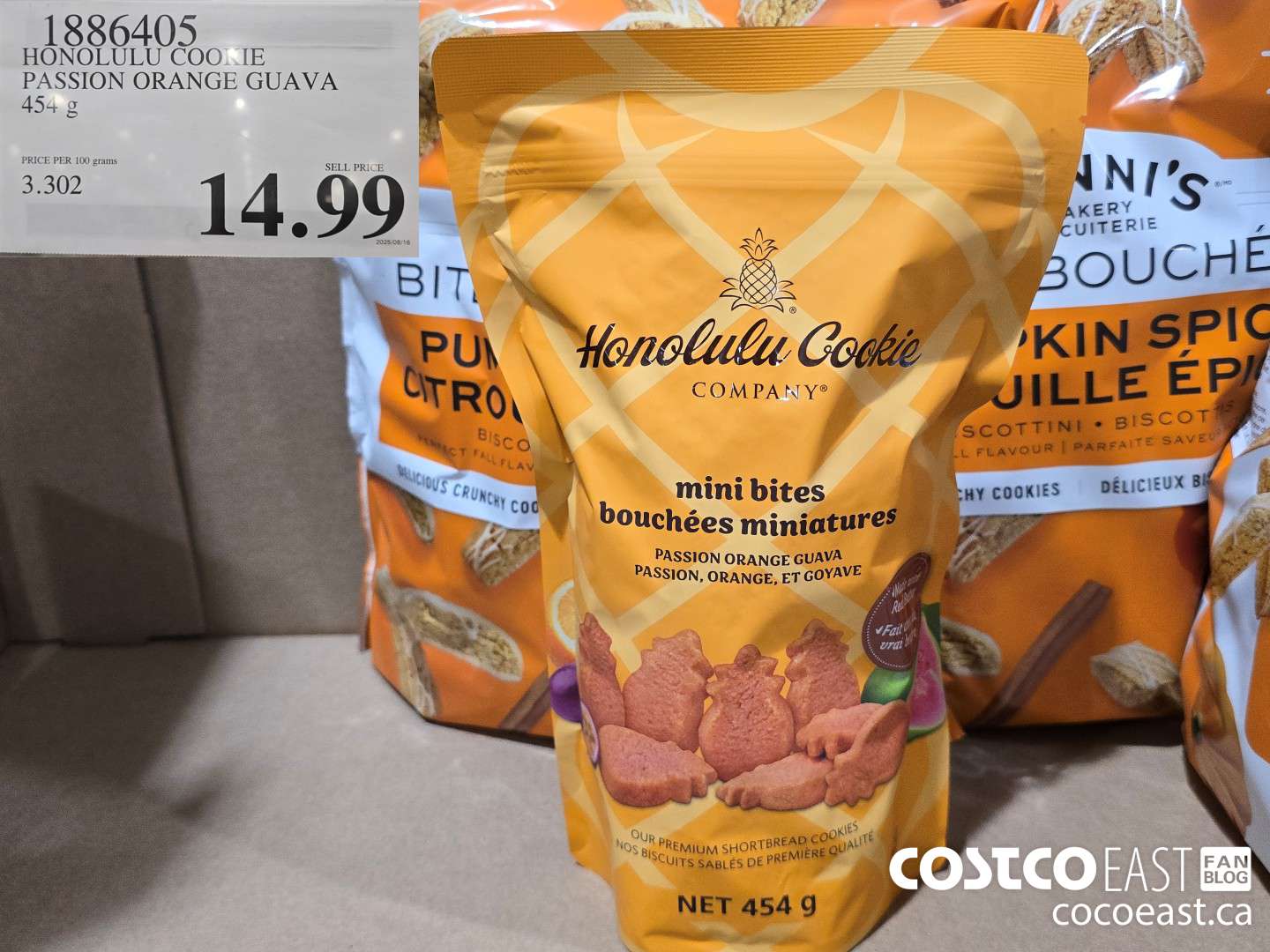 1886405 HONOLULU COOKIE PASSION ORANGE GUAVA 454 g $14.99