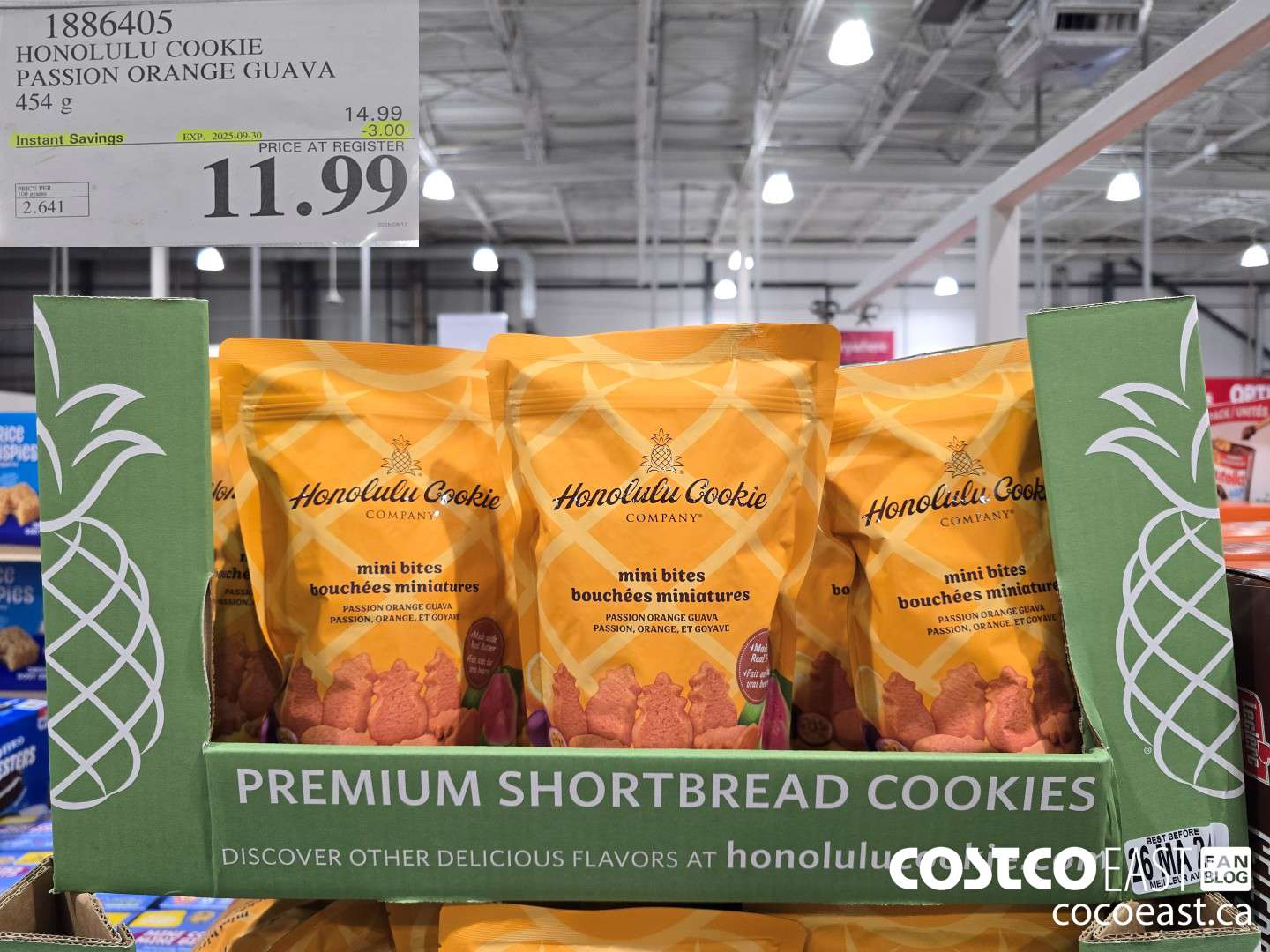 1886405 HONOLULU COOKIE PASSION ORANGE GUAVA 454 g ($3.00 INSTANT SAVINGS EXPIRES ON 2025-09-30) $11.99