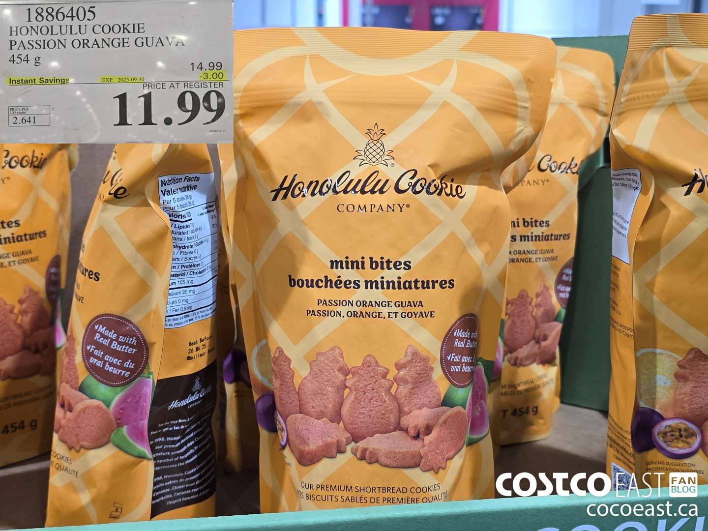 1886405 HONOLULU COOKIE PASSION ORANGE GUAVA 454 g ($3.00 INSTANT SAVINGS EXPIRES ON 2025-09-30) $11.99