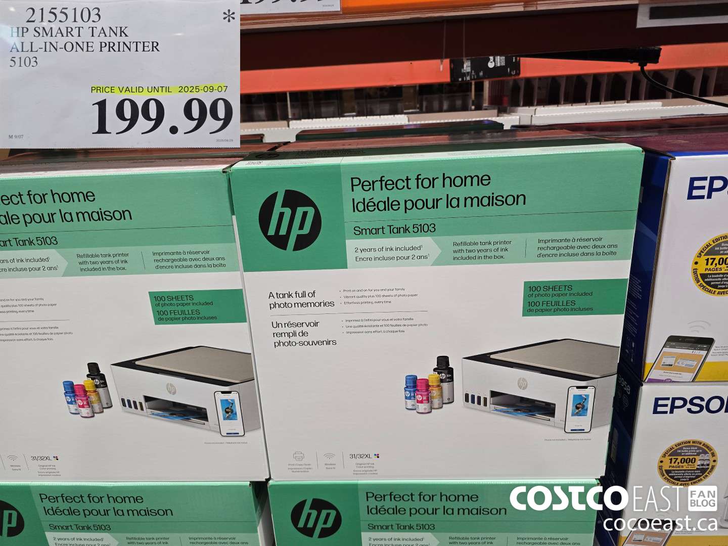 2155103 HP SMART TANK 5103 ALL IN ONE PRINTER 5D1B2A#B1H $199.99