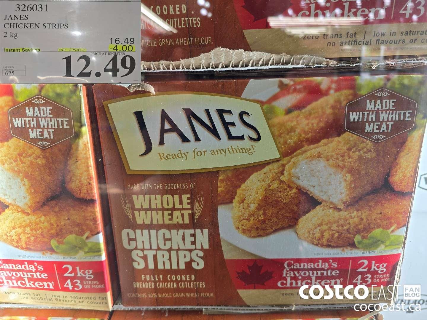 326031 JANES CHICKEN STRIPS 2 kg ($4.00 INSTANT SAVINGS EXPIRES ON 2025-09-28) $12.49