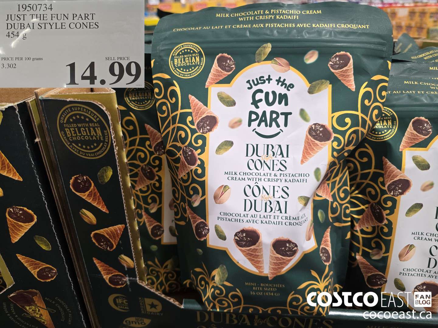 1950734 JUST THE FUN PART DUBAI STYLE CONES 454 g $14.99