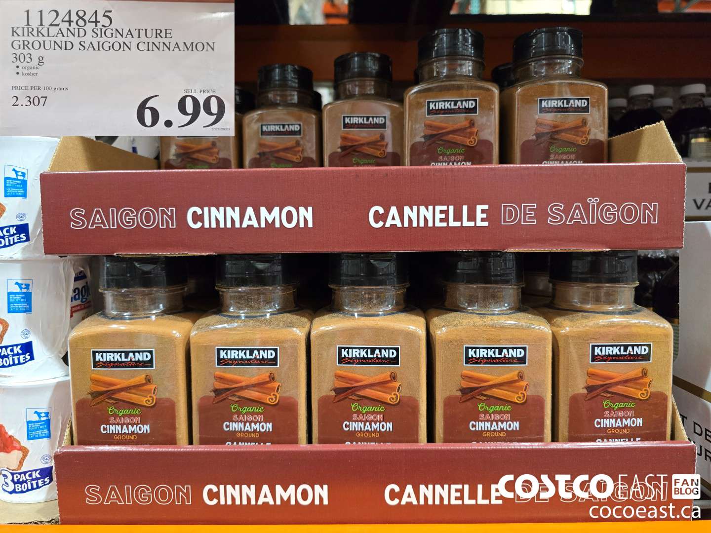 1124845 KIRKLAND SIGNATURE GROUND SAIGON CINNAMON 303 g $6.99