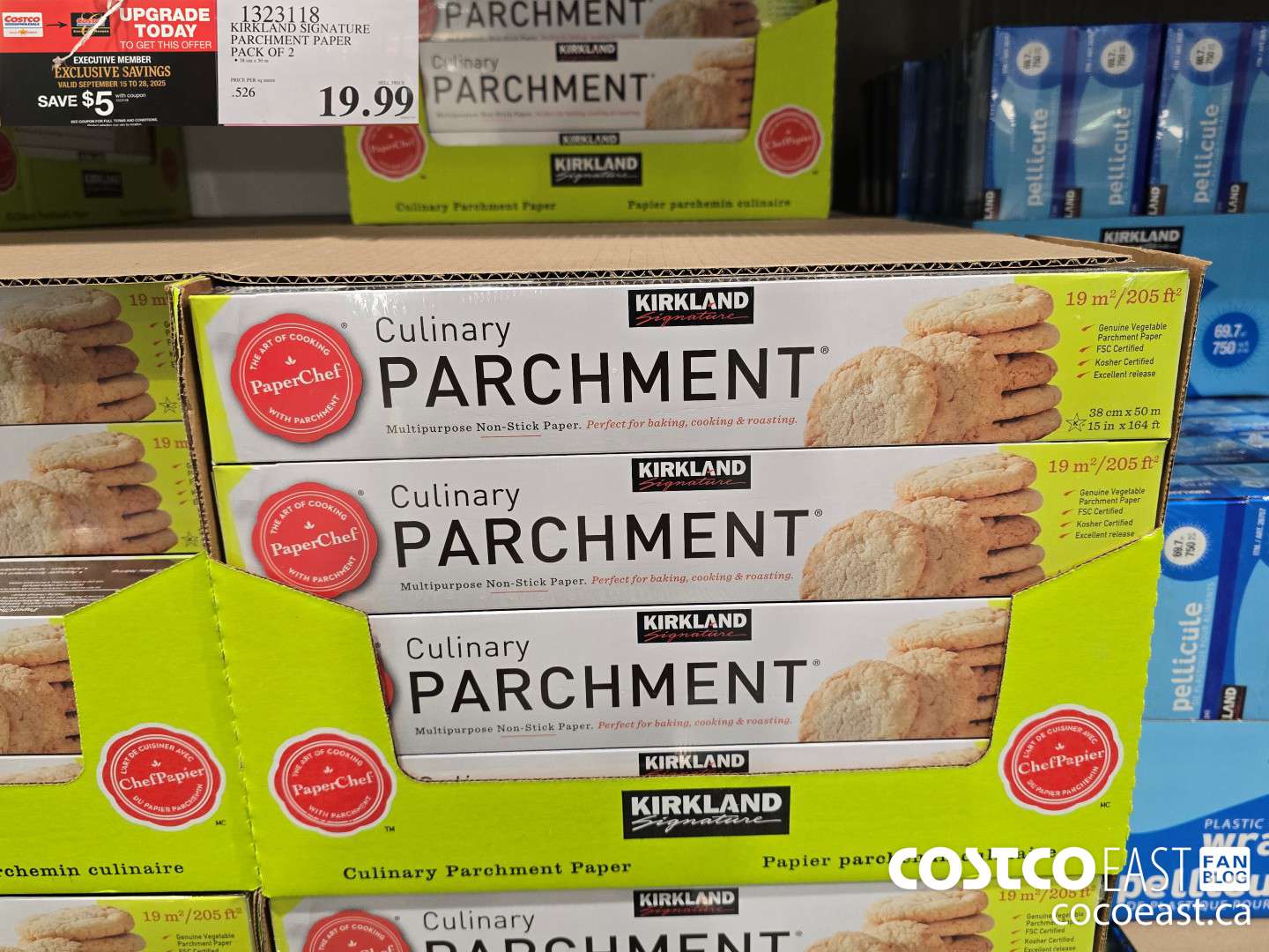 1323118 KIRKLAND SIGNATURE PARCHMENT PAPER PACK OF 2 ($5.00 INSTANT SAVINGS EXPIRES ON 2025-09-28) $14.99