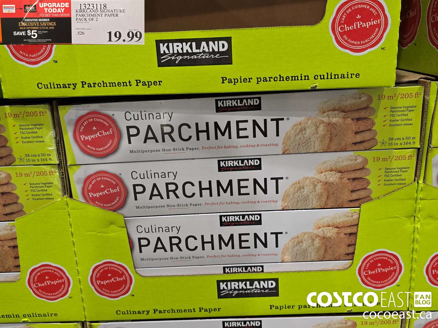 1323118 KIRKLAND SIGNATURE PARCHMENT PAPER PACK OF 2 ($5.00 INSTANT SAVINGS EXPIRES ON 2025-09-28) $14.99