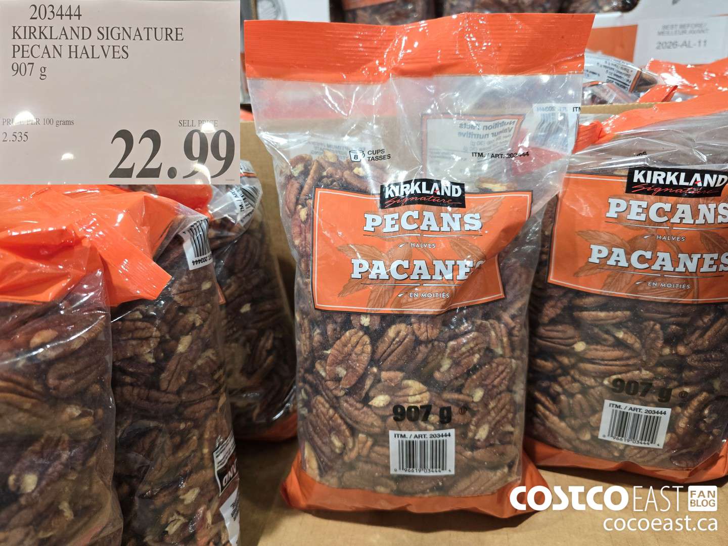 203444 KIRKLAND SIGNATURE PECAN HALVES 907 G $22.99