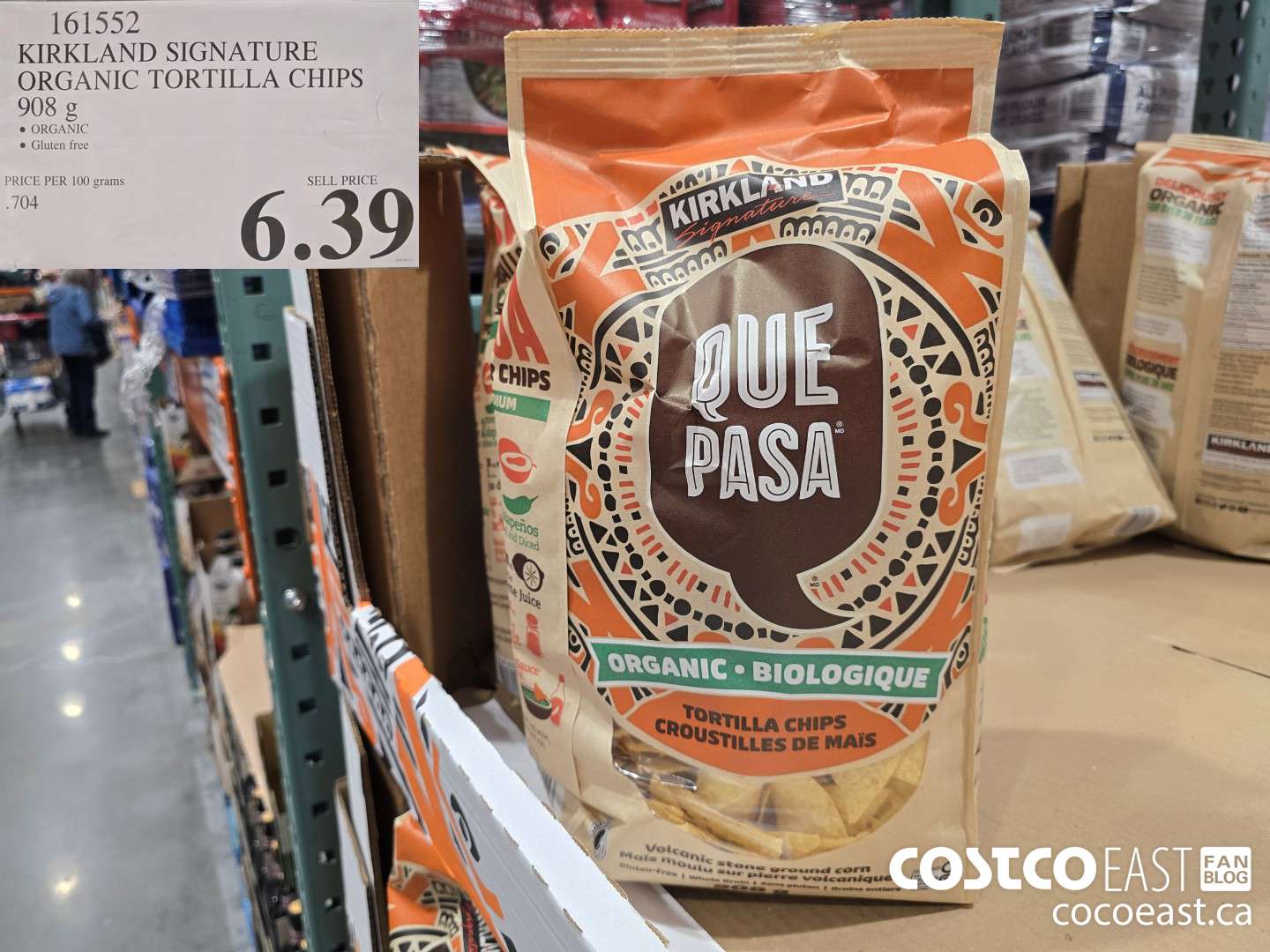 161552 KIRKLAND SIGNATURE QUE PASA CHIPS 908 g $6.39