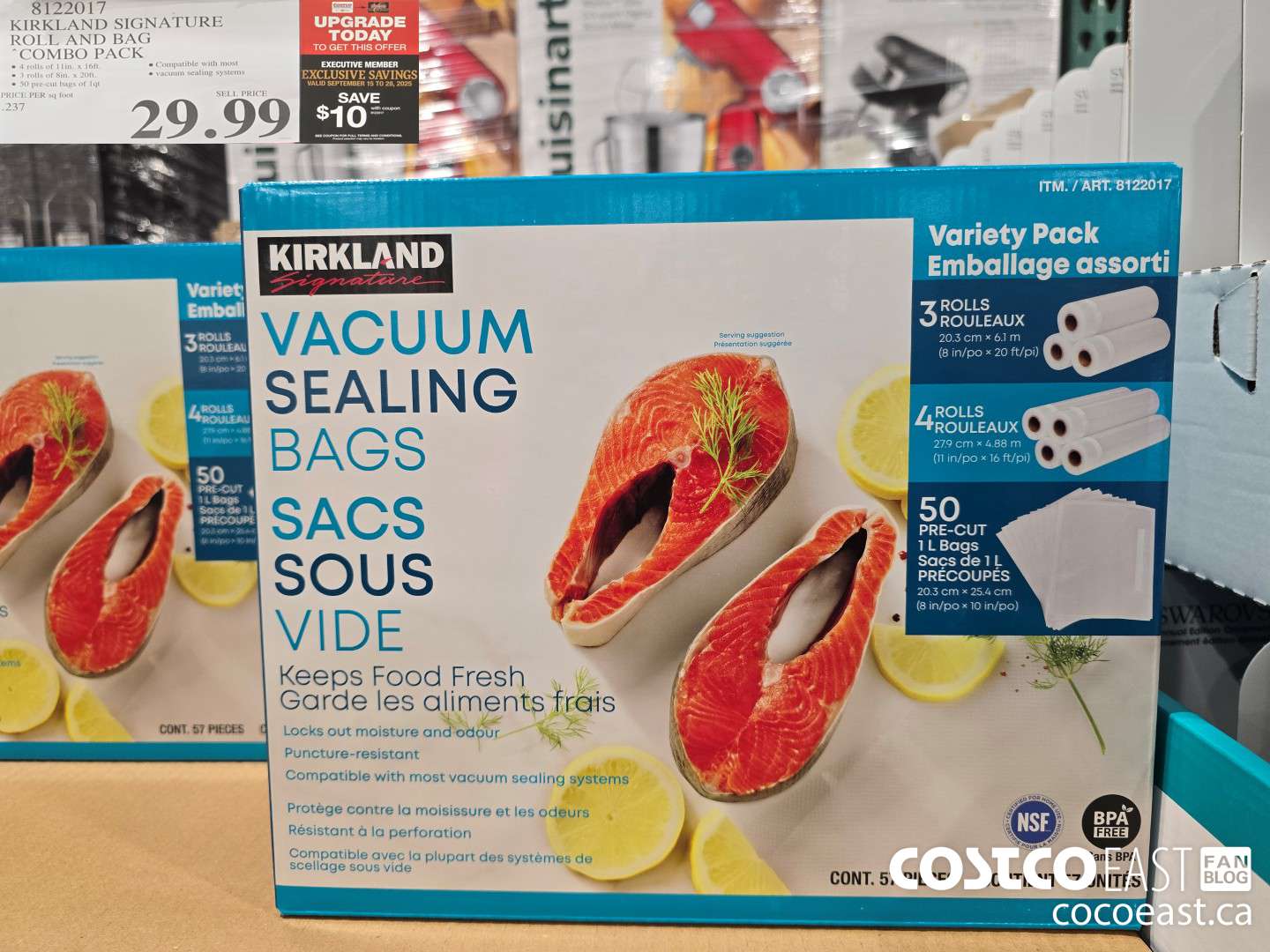 8122017 KIRKLAND SIGNATURE ROLL AND BAG COMBO PACK ($10.00 INSTANT SAVINGS EXPIRES ON 2025-09-28) $19.99