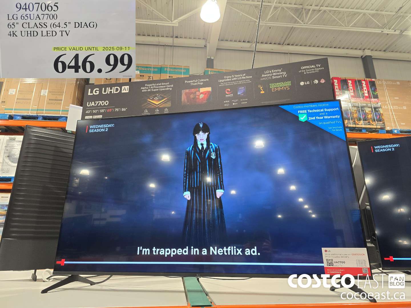 9407005 LG 65UA7700 65