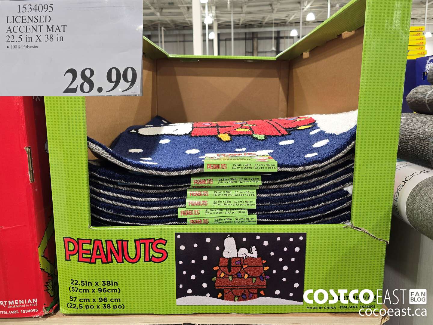 1534095 LICENSED HOLIDAY MAT 22.5