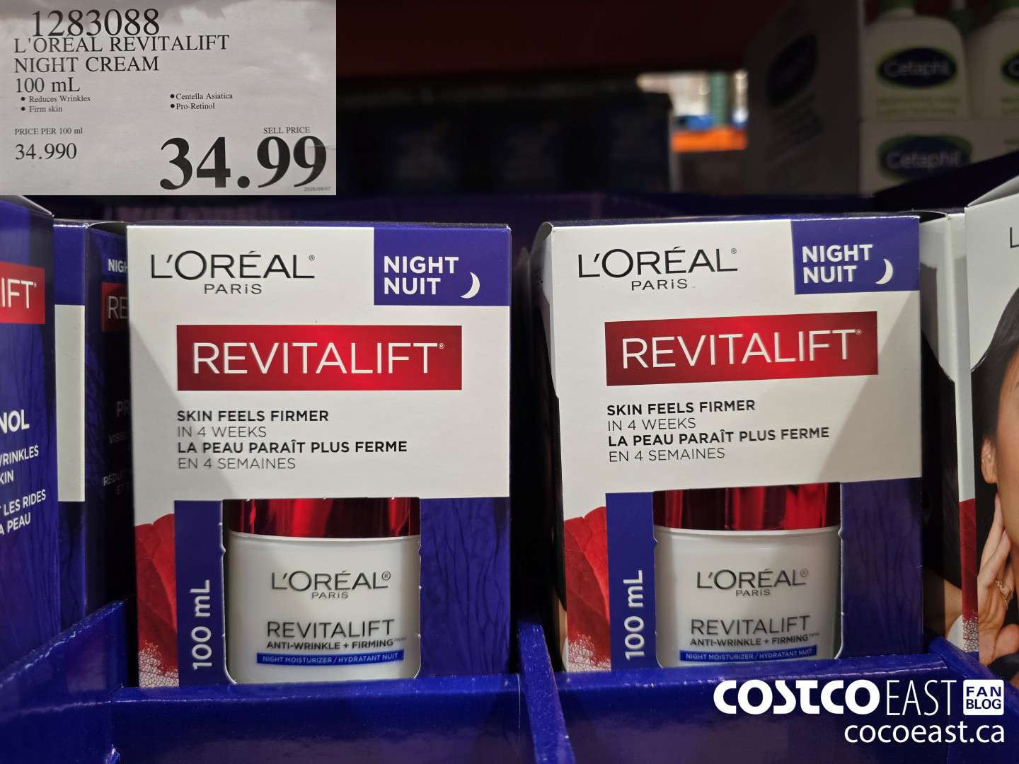 1283088 L'OREAL REVITALIFT NIGHT CREAM 100 mL $34.99