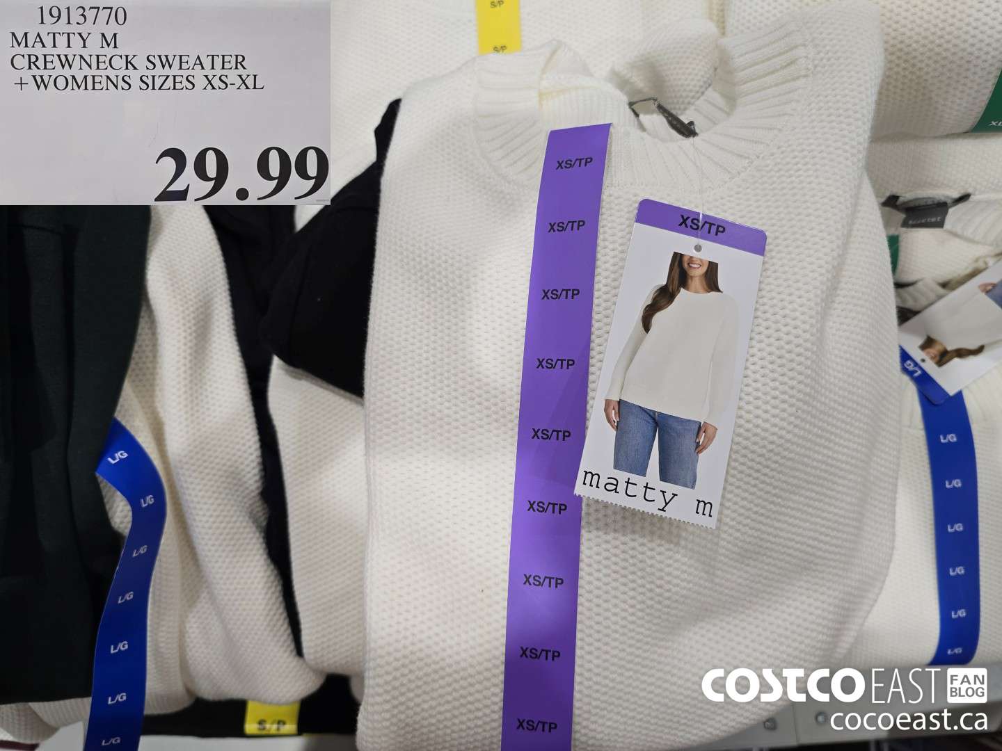 1913770 MATTY M CREWNECK SWEATER +WOMENS SIZES XS-XL $29.99