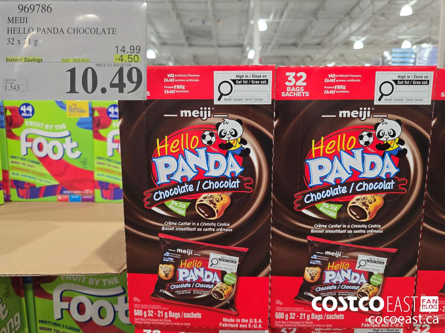 969786 MEIJI HELLO PANDA CHOCOLATE 32 X 21 G ($4.00 INSTANT SAVINGS EXPIRES ON 2025-09-21) $10.49