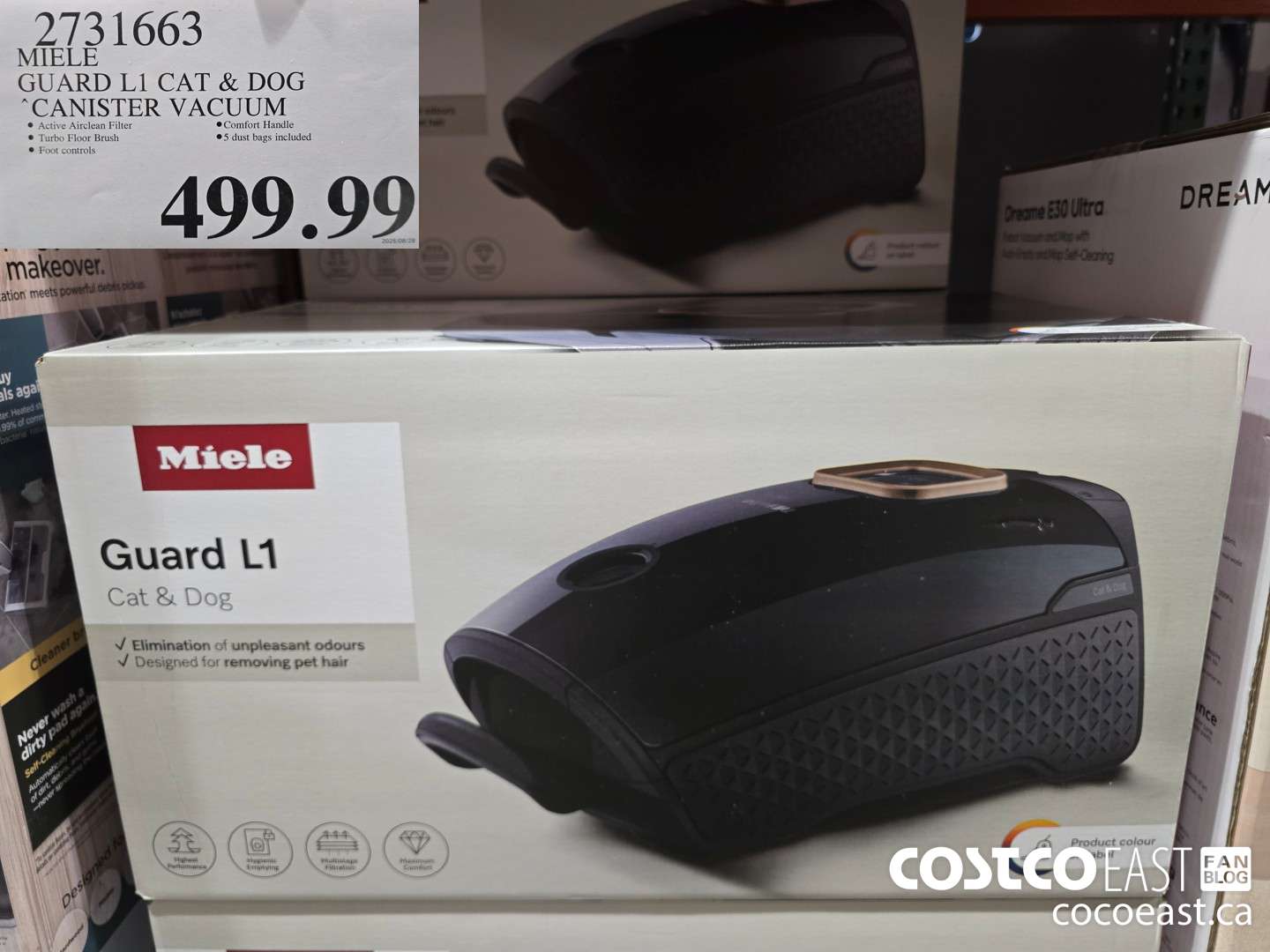 2131665 MIELE GUARD L1 CAT & DOG CANISTER VACUUM $499.99