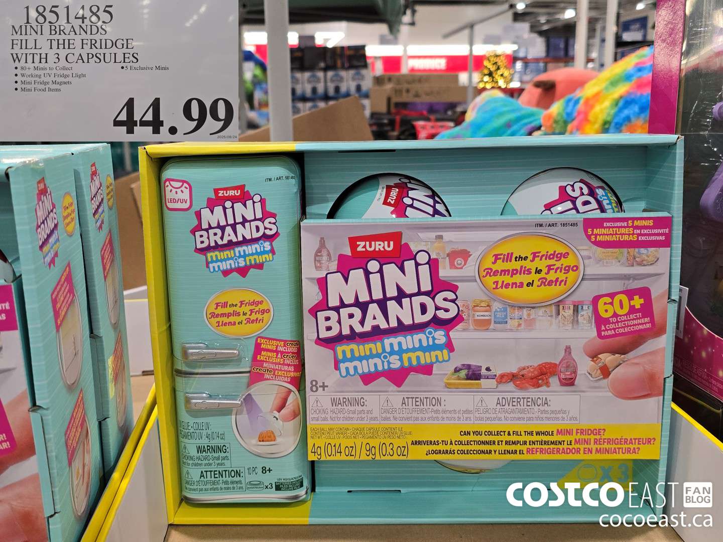 1851485 MINI BRANDS FILL THE FRIDGE WITH 3 CAPSULES $44.99