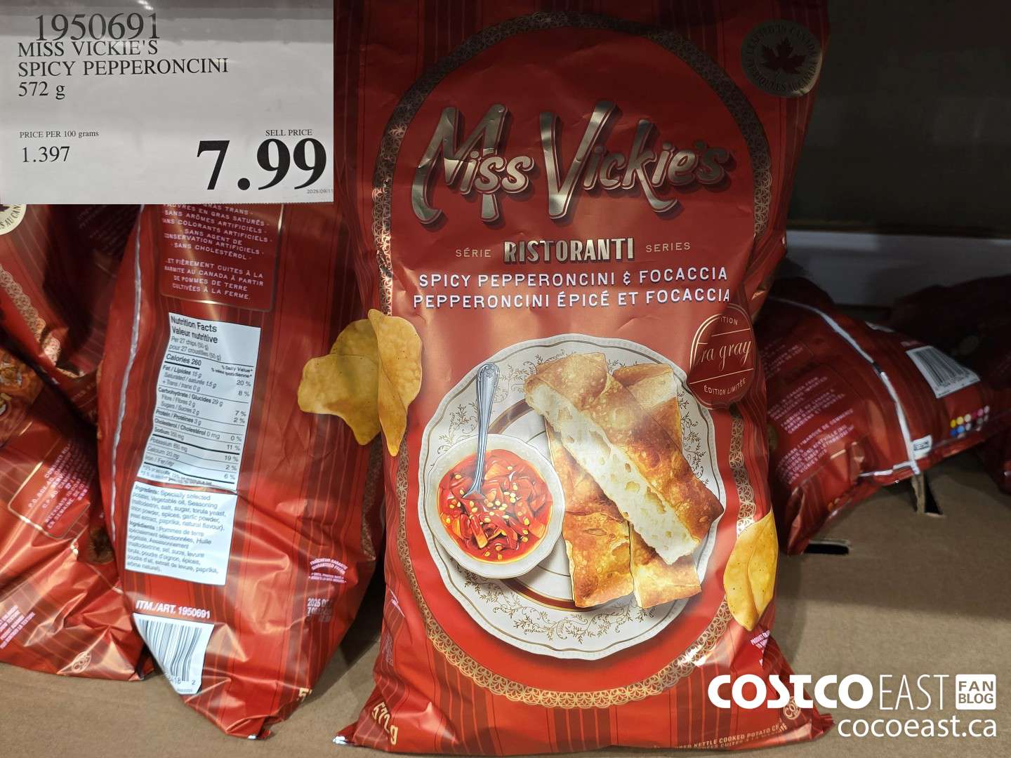 1950691 MISS VICKIES SPICY PEPPERONCINI 572 G $7.99