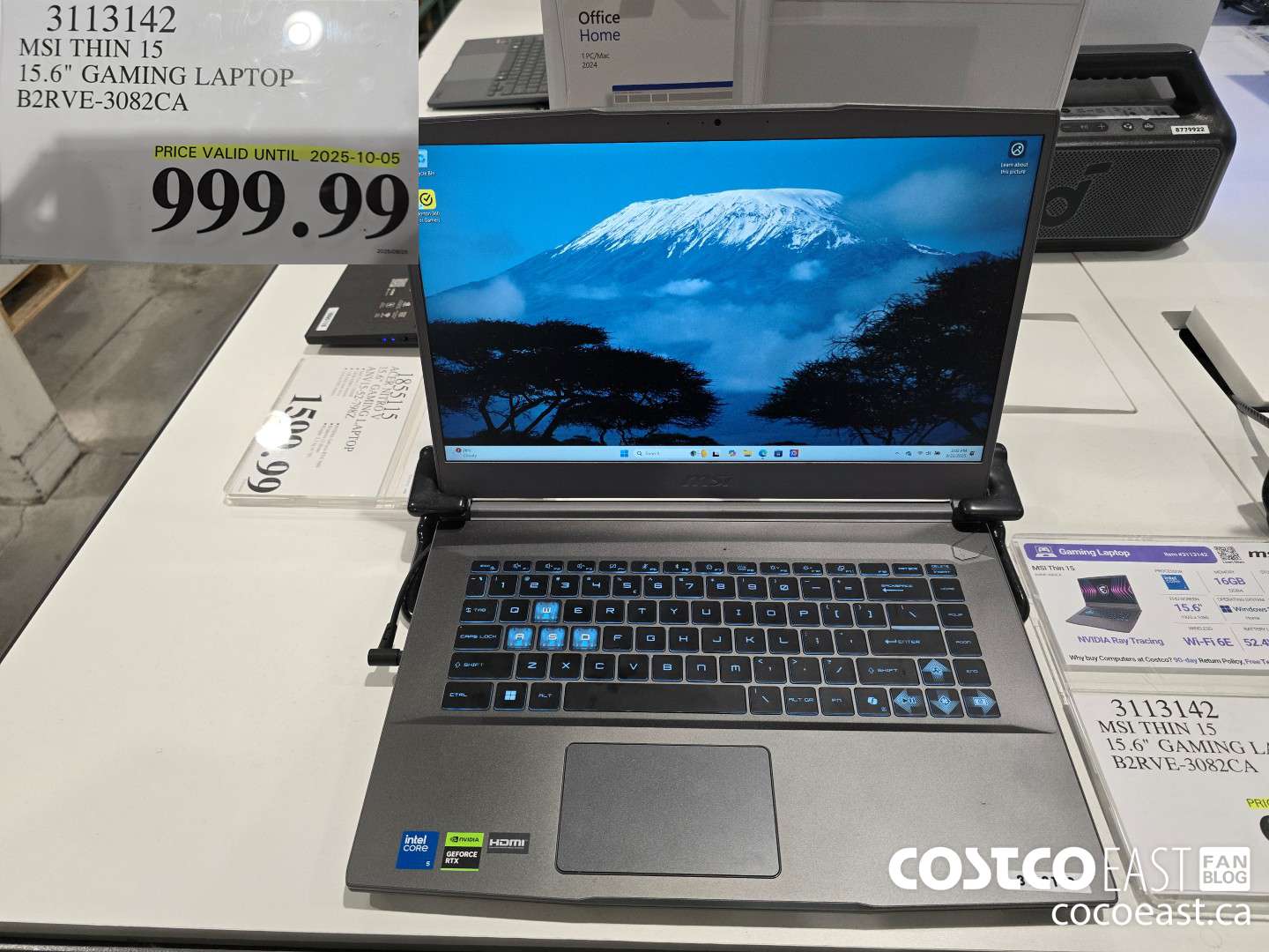 3113142 MSI THIN 15 15.6