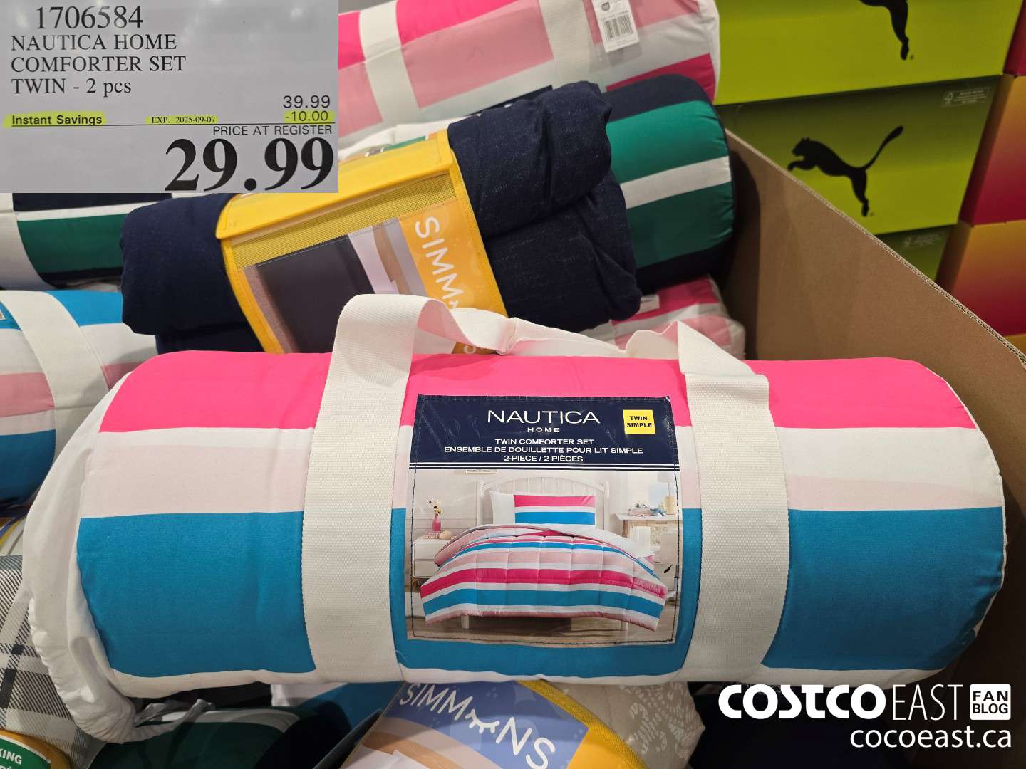 1706584 NAUTICA HOME COMFORTER SET TWIN - 2 pcs ($10.00 INSTANT SAVINGS EXPIRES ON 2025-09-07) $29.99