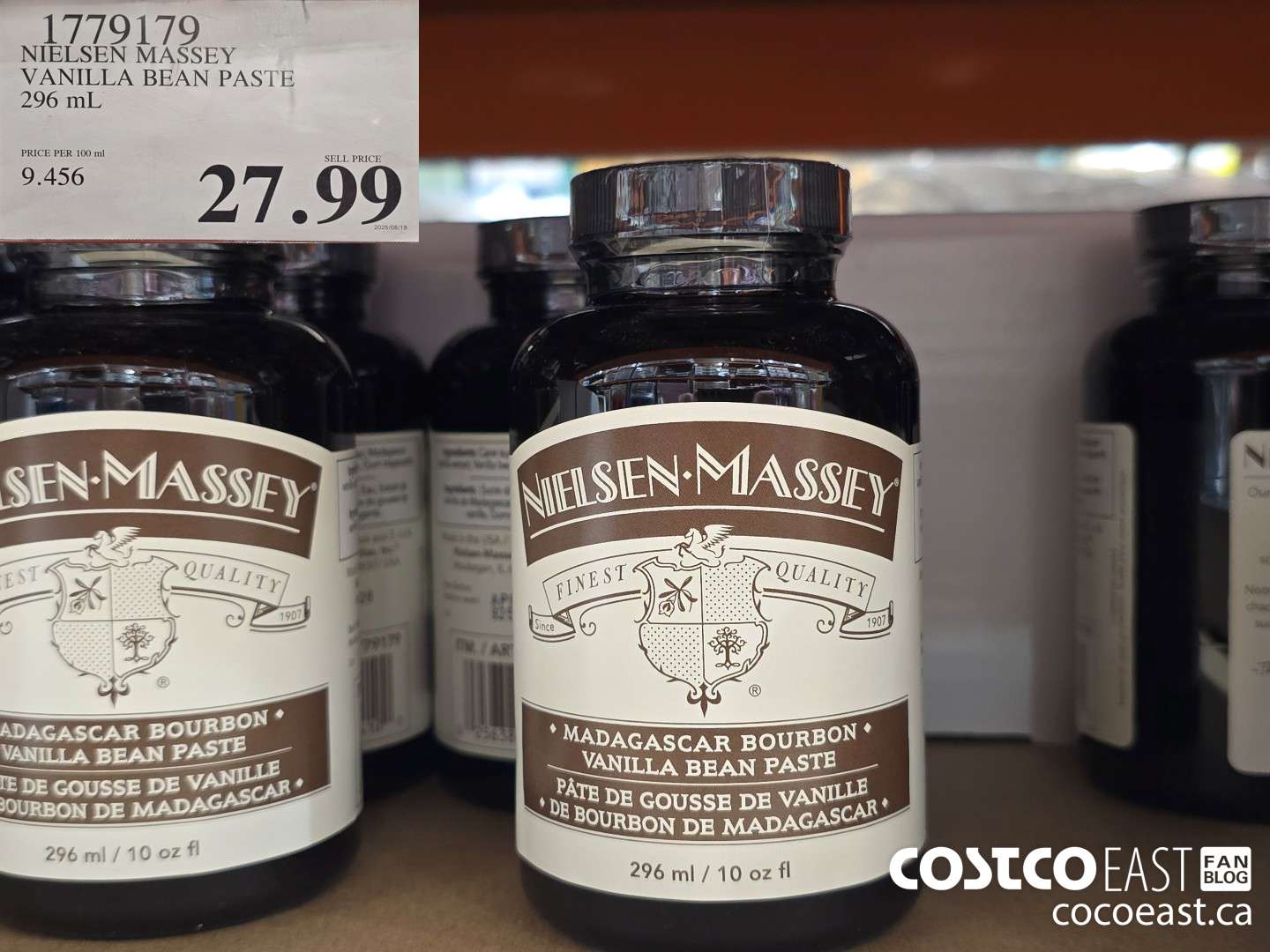 1779179 NIELSEN MASSEY VANILLA BEAN PASTE 296 mL $27.99