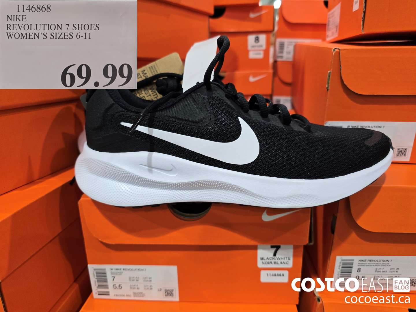 1146868 NIKE REVOLUTION 7 SHOES WOMEN'S SIZES 6-11 $69.99