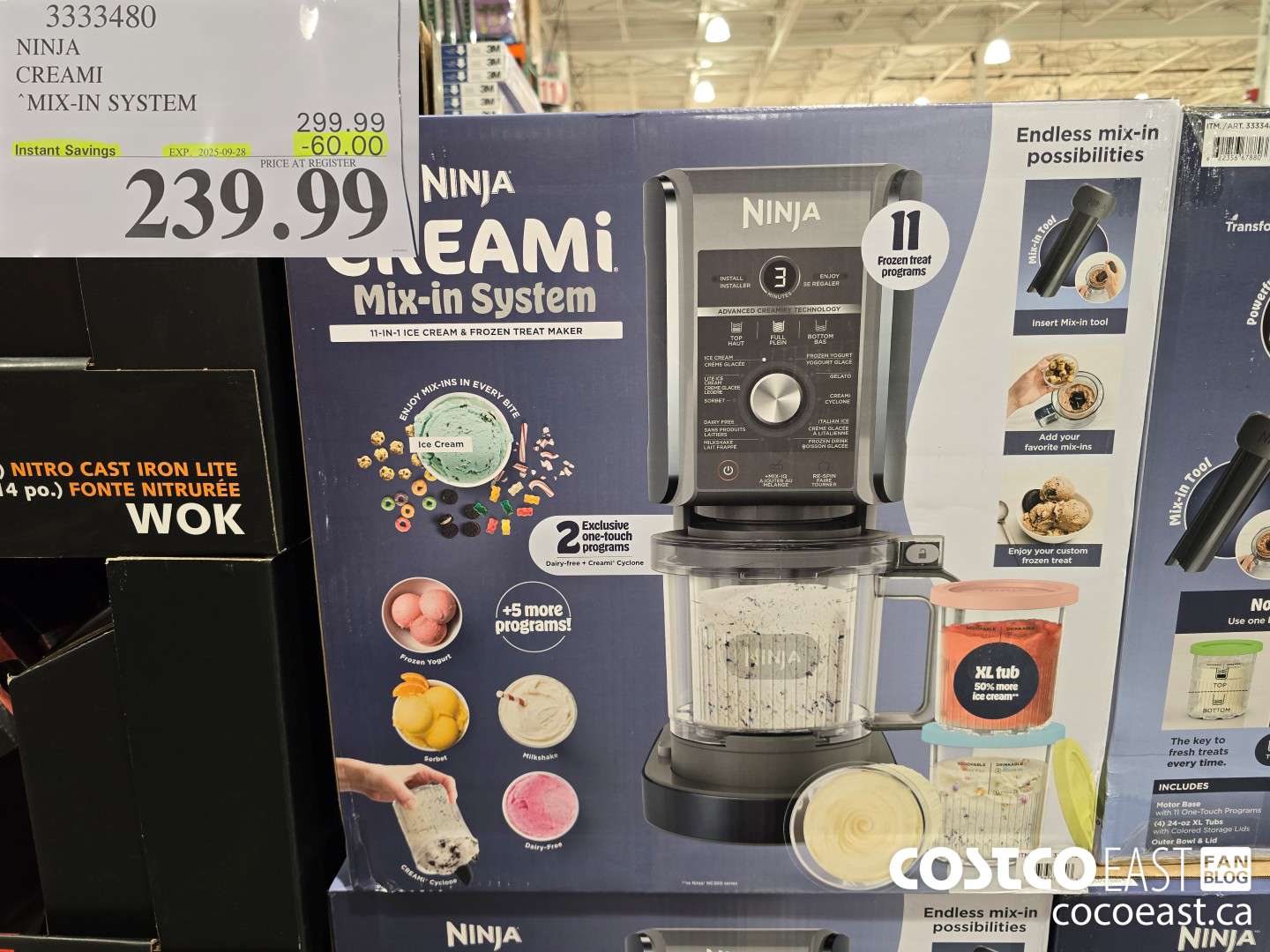 3333480 NINJA CREAMI MIX-IN SYSTEM ($60.00 INSTANT SAVINGS EXPIRES ON 2025-09-28) $239.99