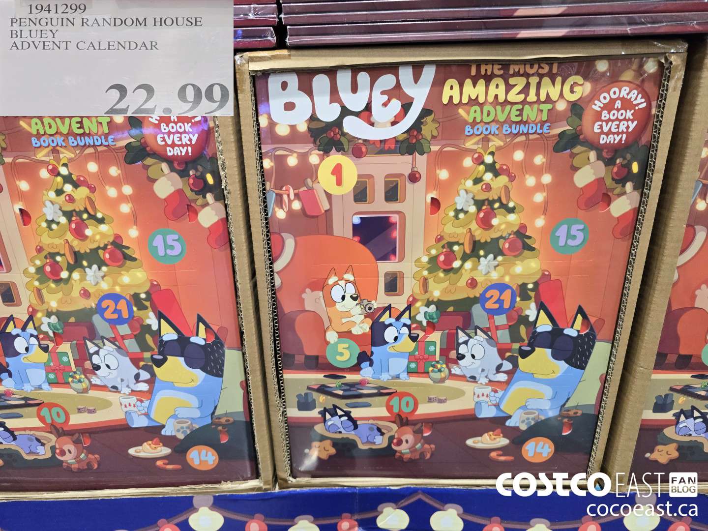 1941299 PENGUIN RANDOM HOUSE BLUEY ADVENT CALENDAR $22.99