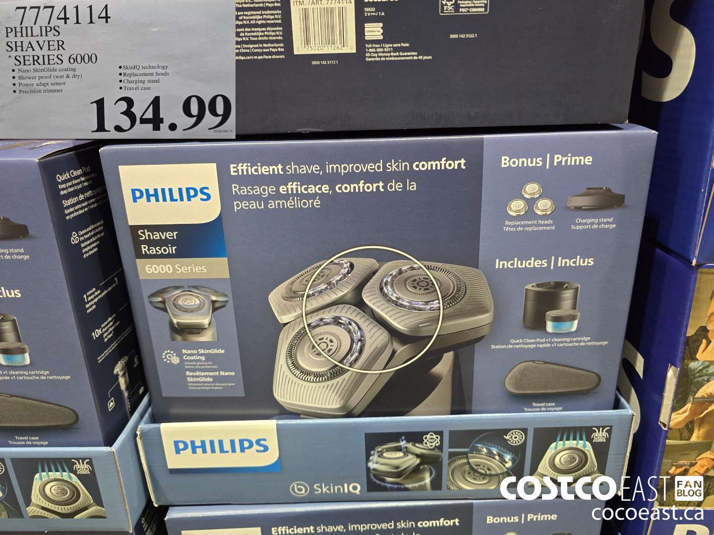 7774114 PHILIPS SHAVER “SERIES 6000 $134.99