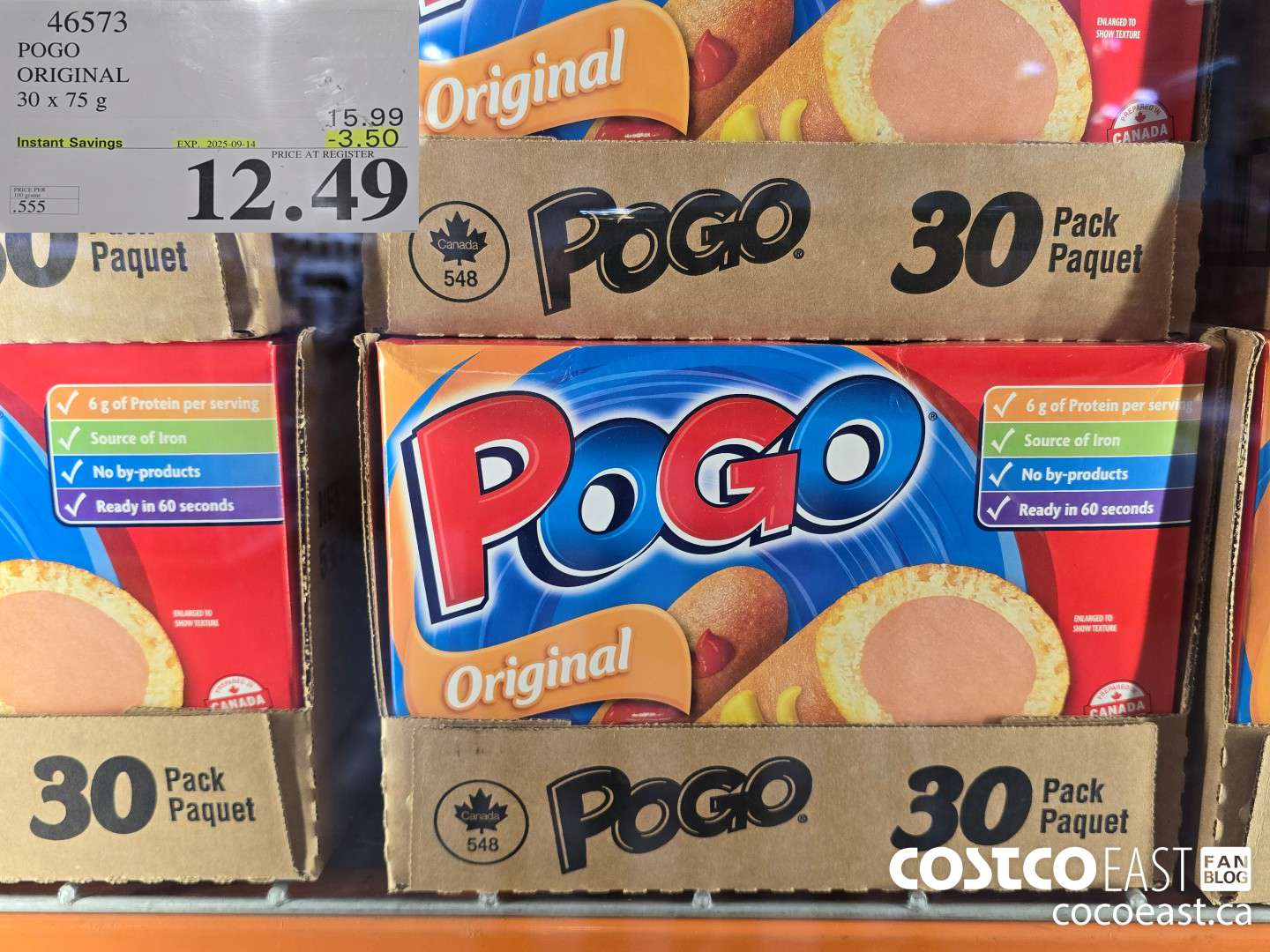 46573 POGO ORIGINAL 30 x 75g ($3.50 INSTANT SAVINGS EXPIRES ON 2025-09-14) $12.49