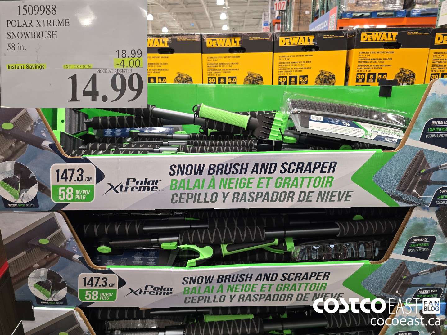 1509988 POLAR XTREME SNOWBRUSH 58 IN ($4.00 INSTANT SAVINGS EXPIRES ON 2025-10-26) $14.99