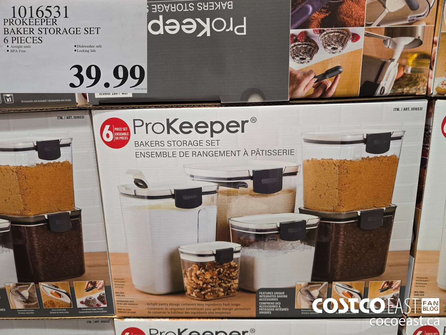 1016531 PROKEEPER BAKER STORAGE SET 6 PIECES $39.99